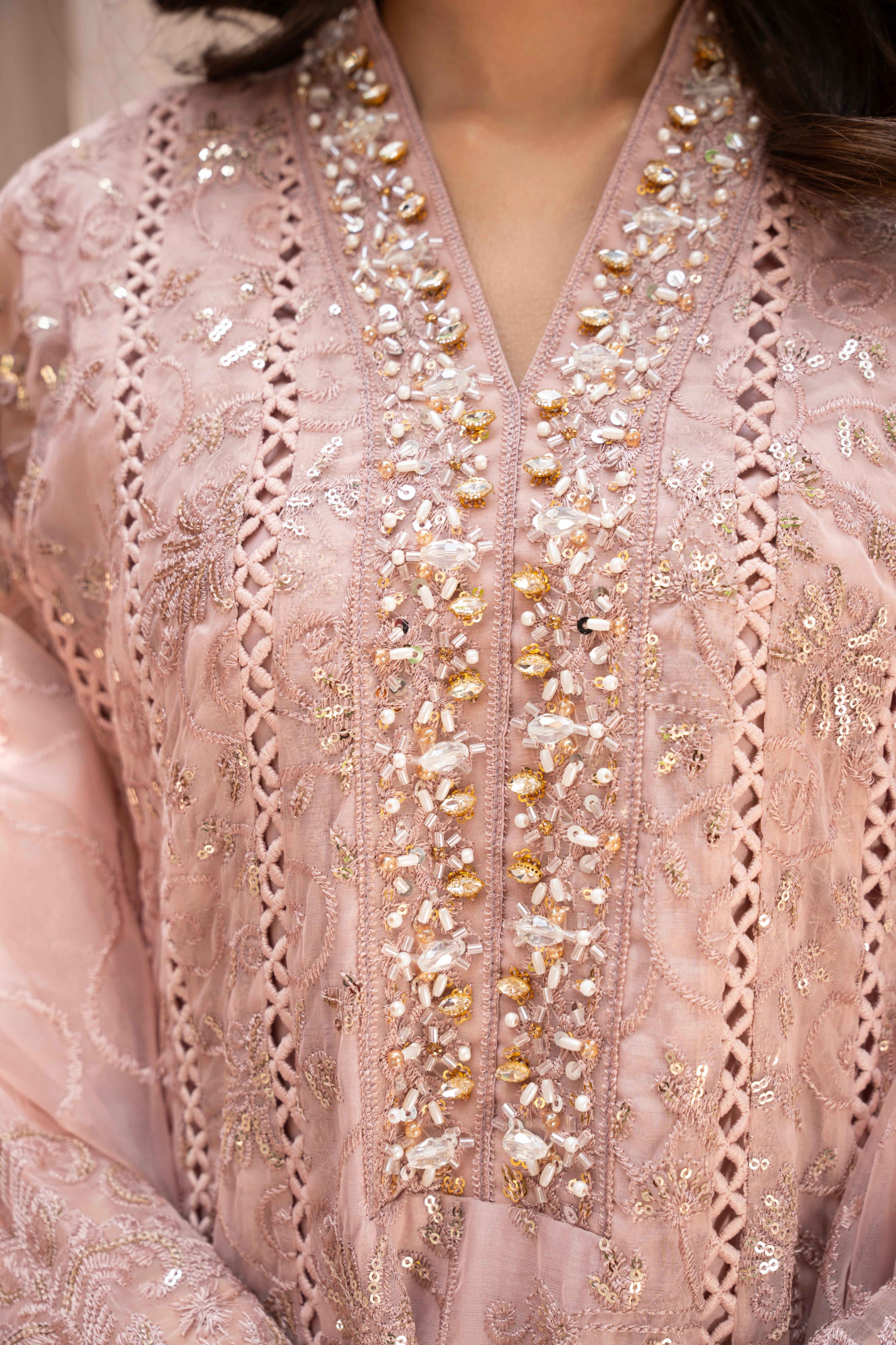 organza Maxi in Pink
