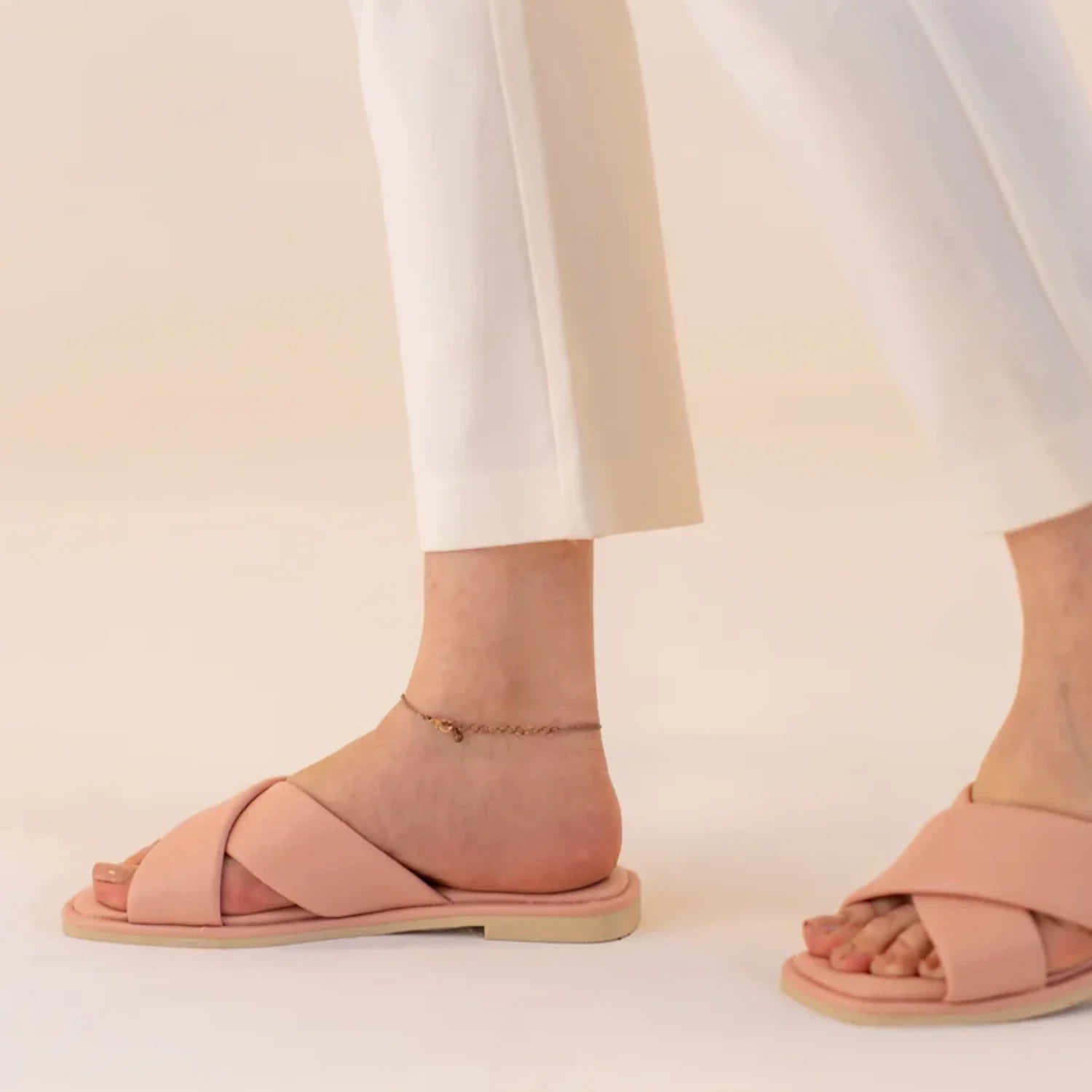 Flats in Pink by - High Quality Women Flats DMI5113