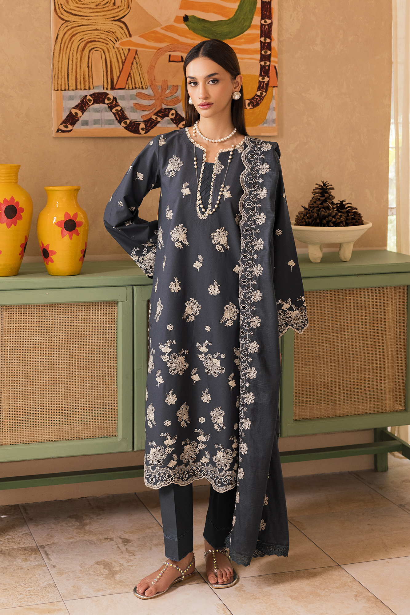 Nissa Chikankari Lawn – N-01