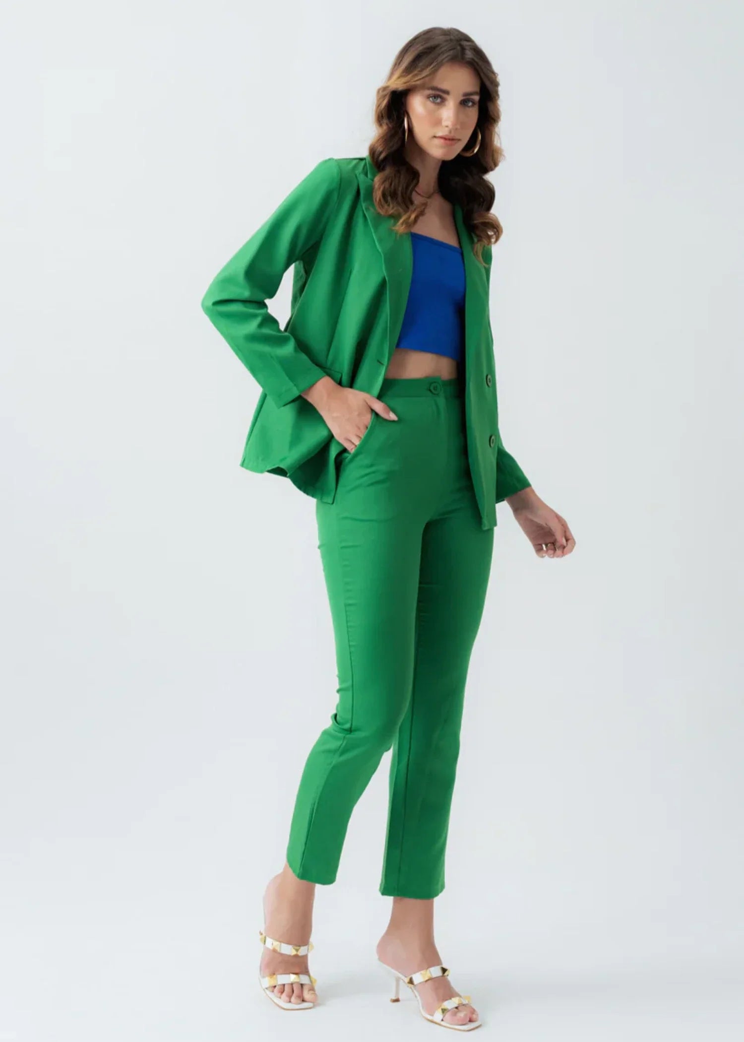 spandex Pants in Green