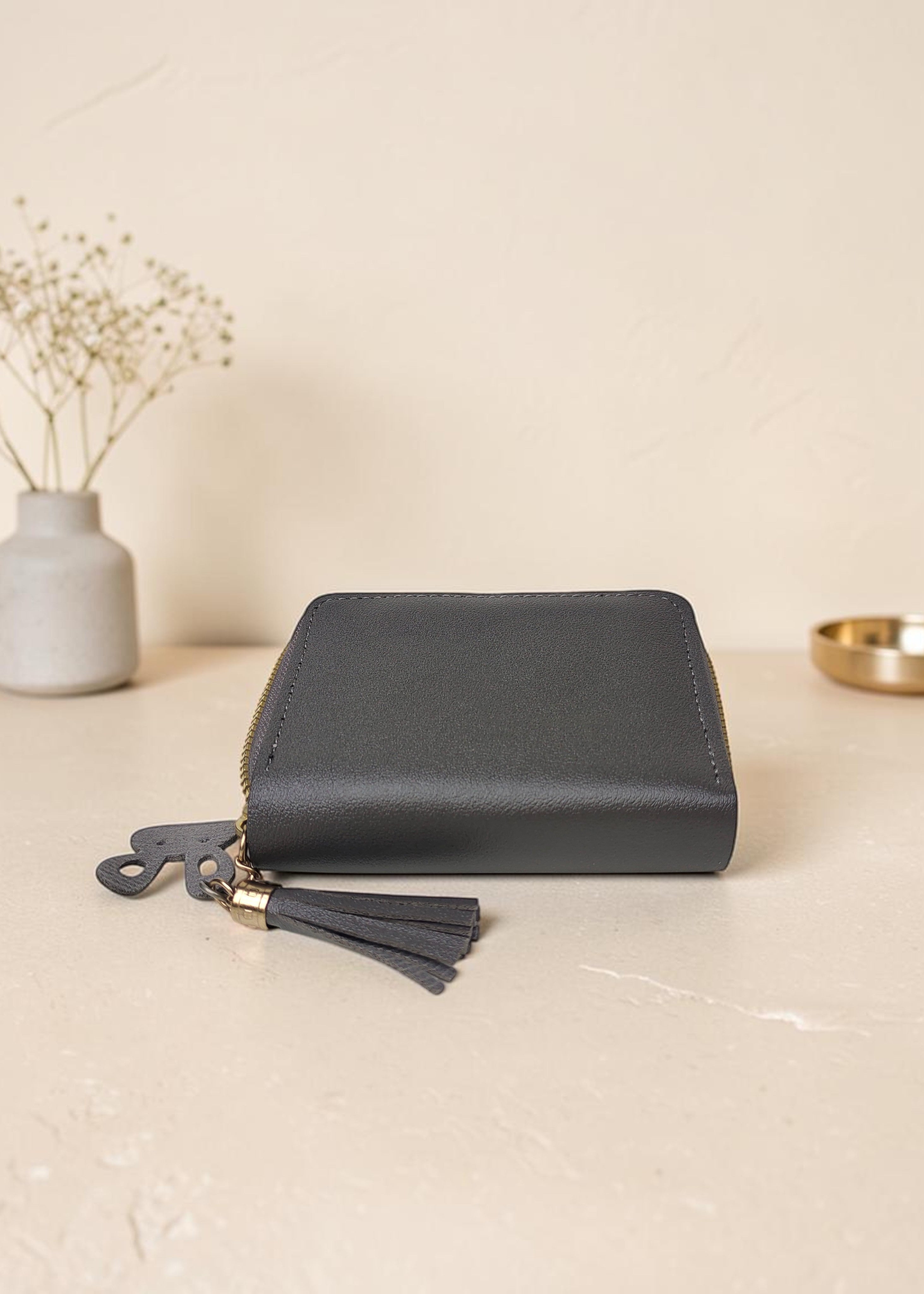 Wallet in Dark grey Color by - Trendy Women Wallet APC6725