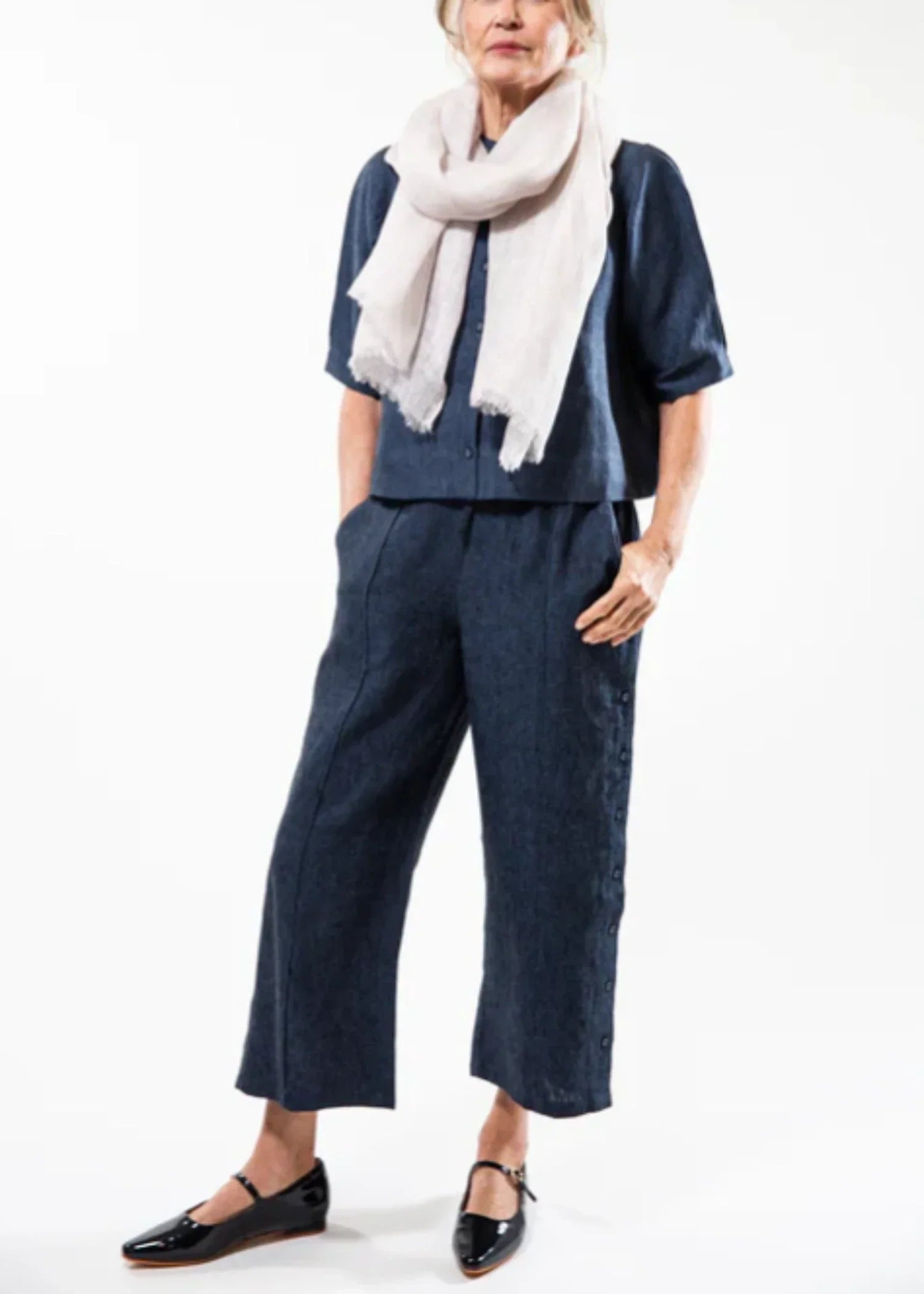 lawn Hijab in White