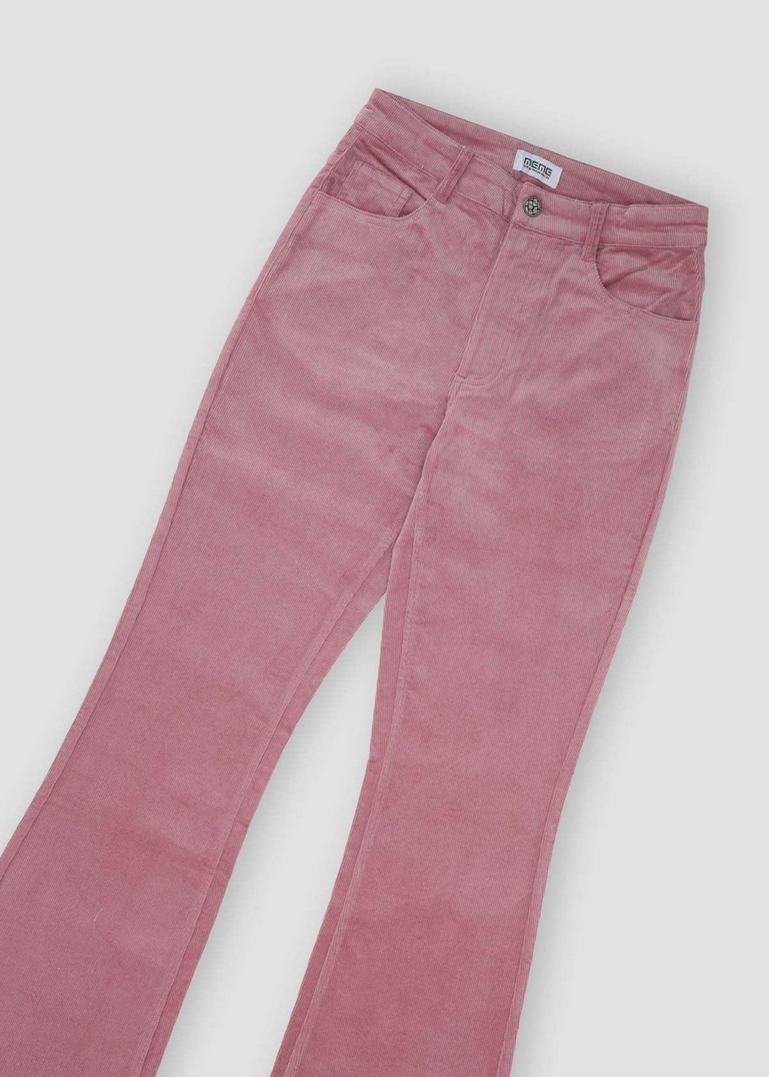 cotton Jeans in Mauve pink