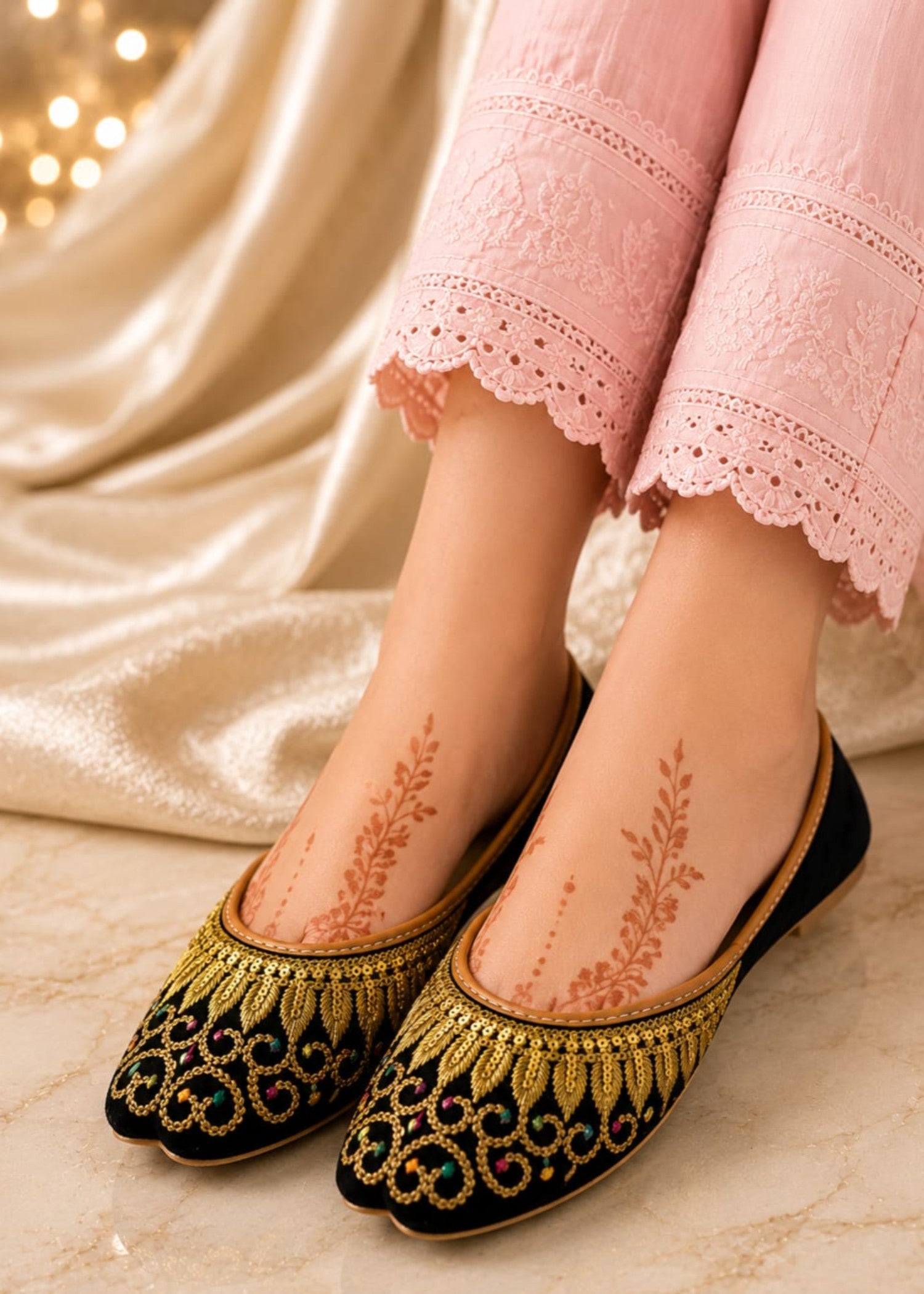 Khussa in Black by - High Quality Women Khussa XML1322