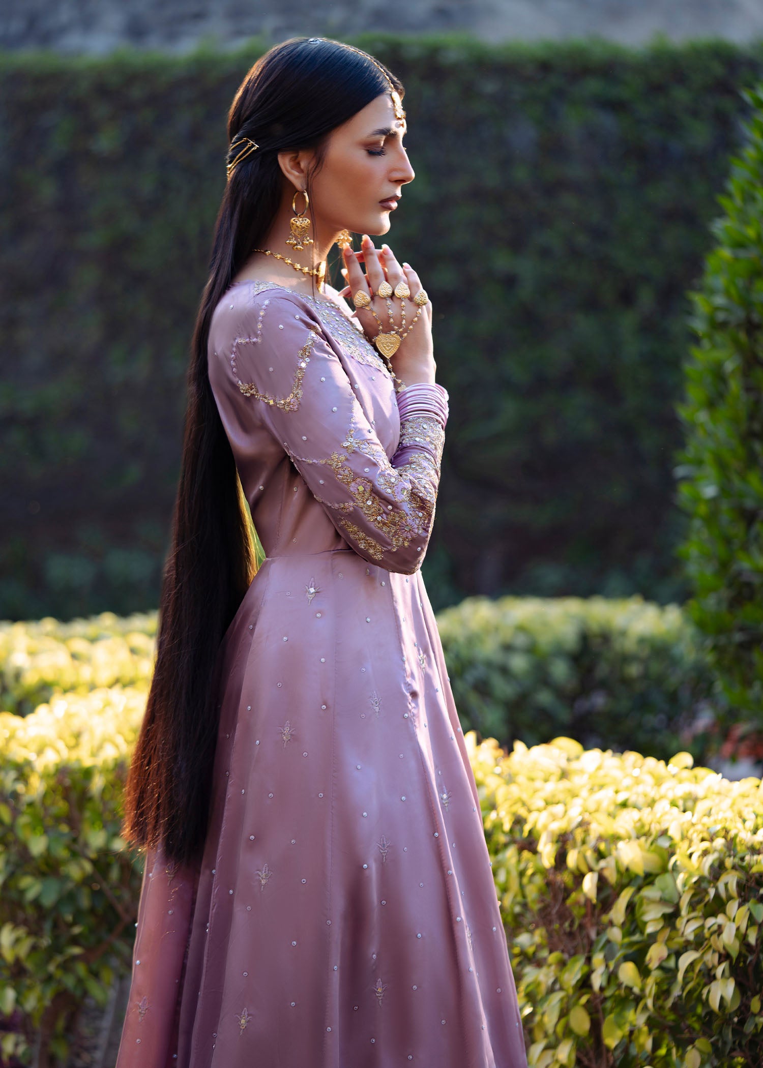 charmuse/shamooz Maxi in Mauve