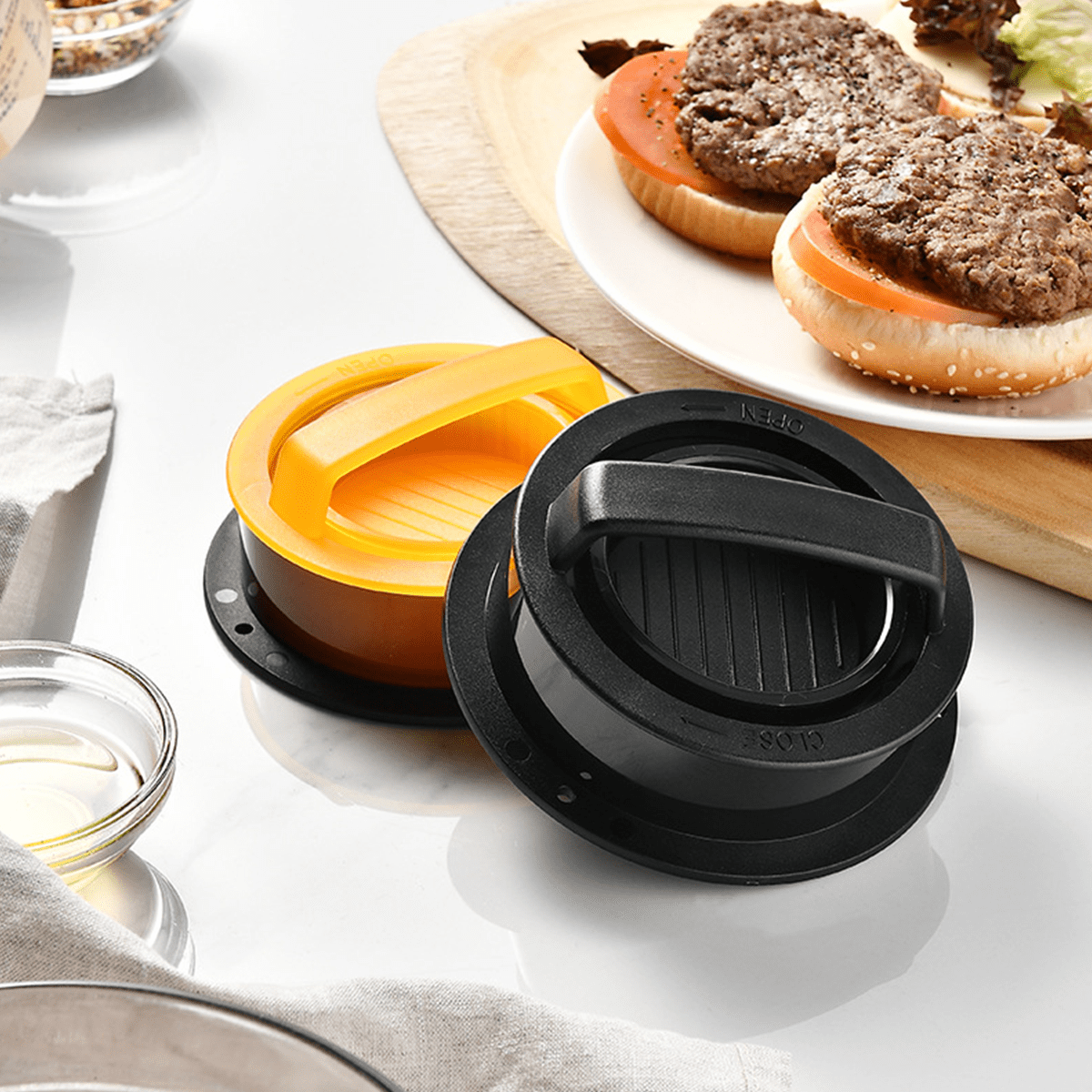 Non-Stick Stuffed Burger Press Patty Maker