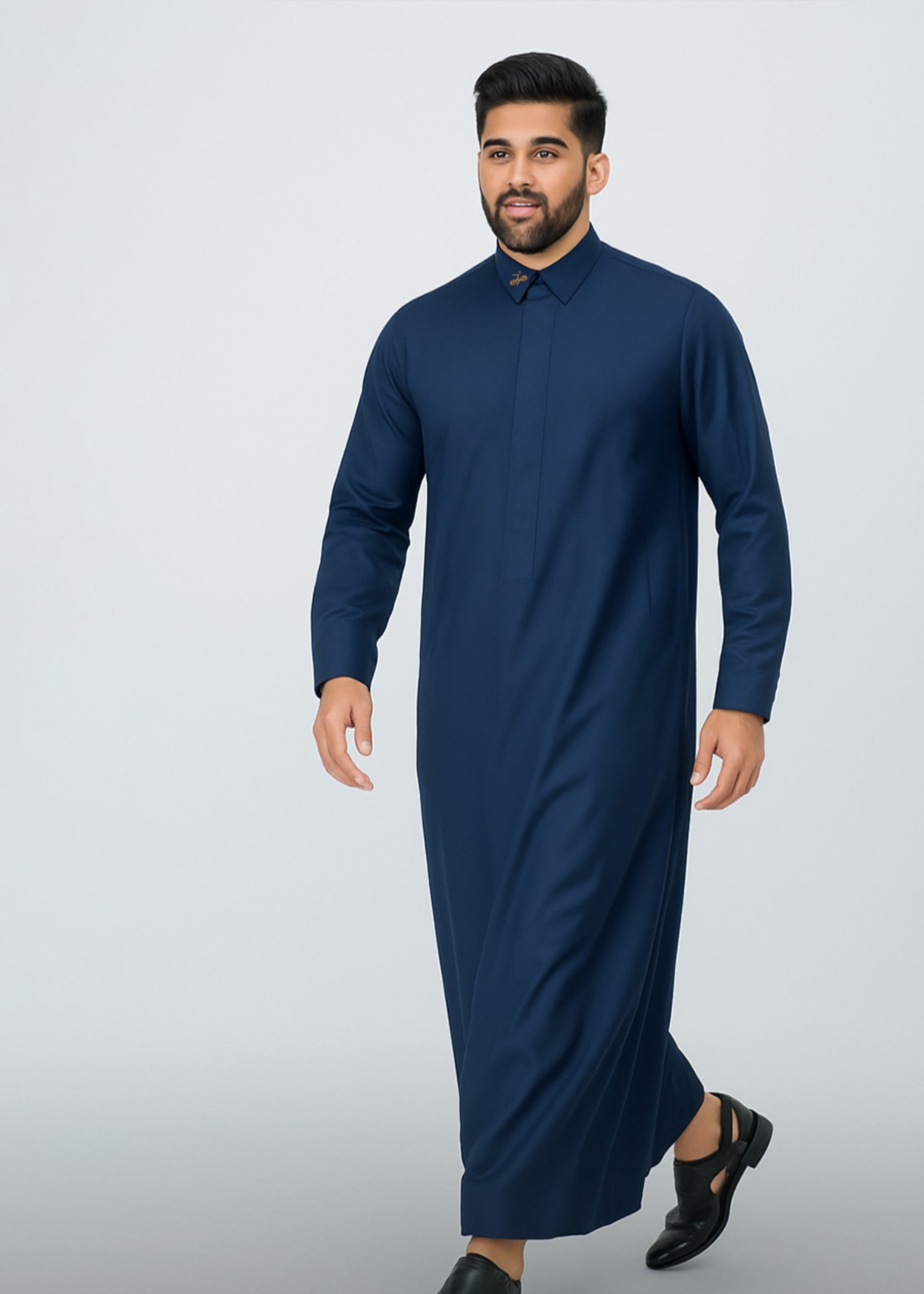 wash & wear Kurta in Navy blue