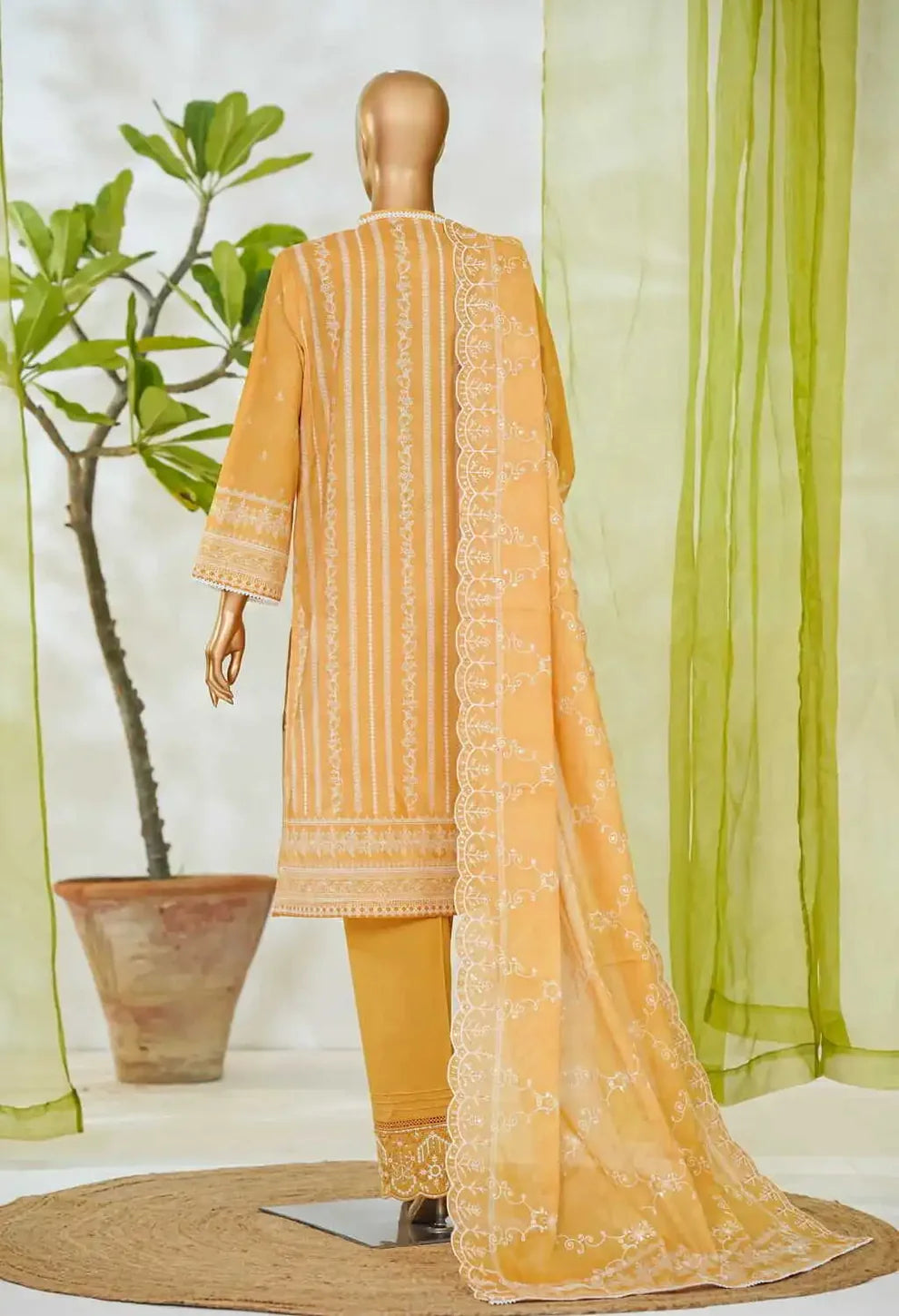 RTW White & White Embroidered Lawn – 17