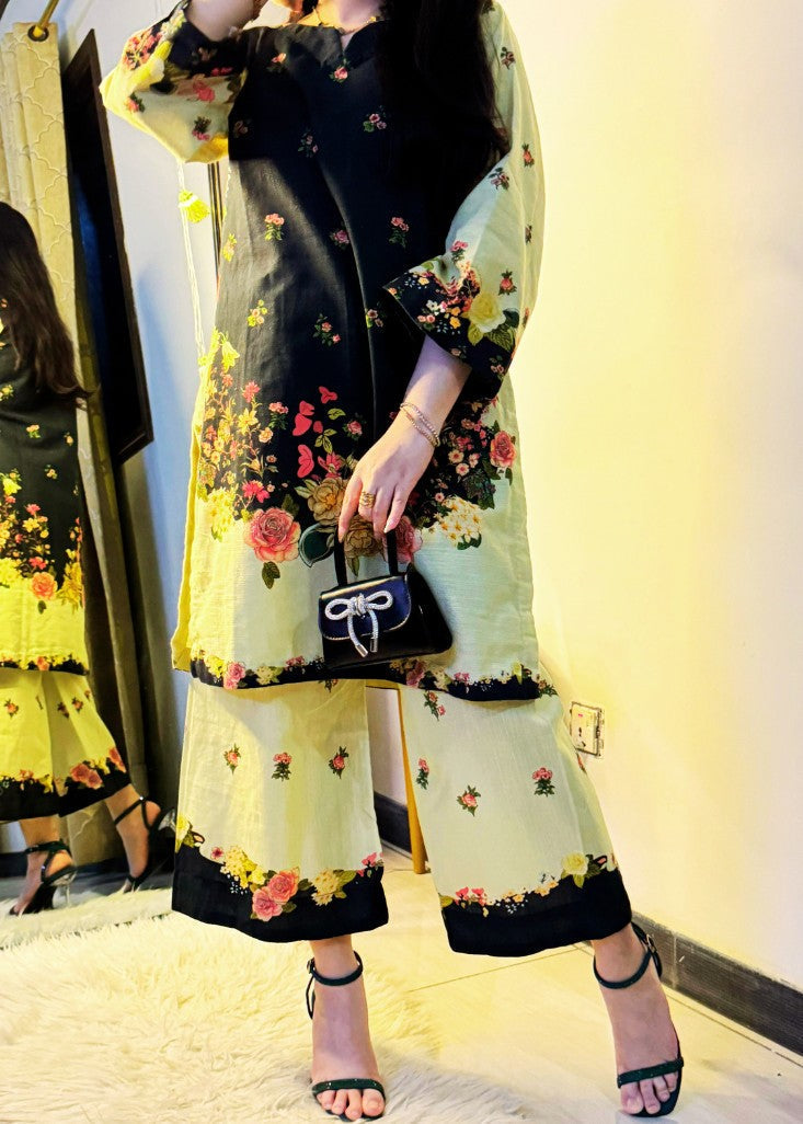 khaddar Co Ord Sets in Butter
