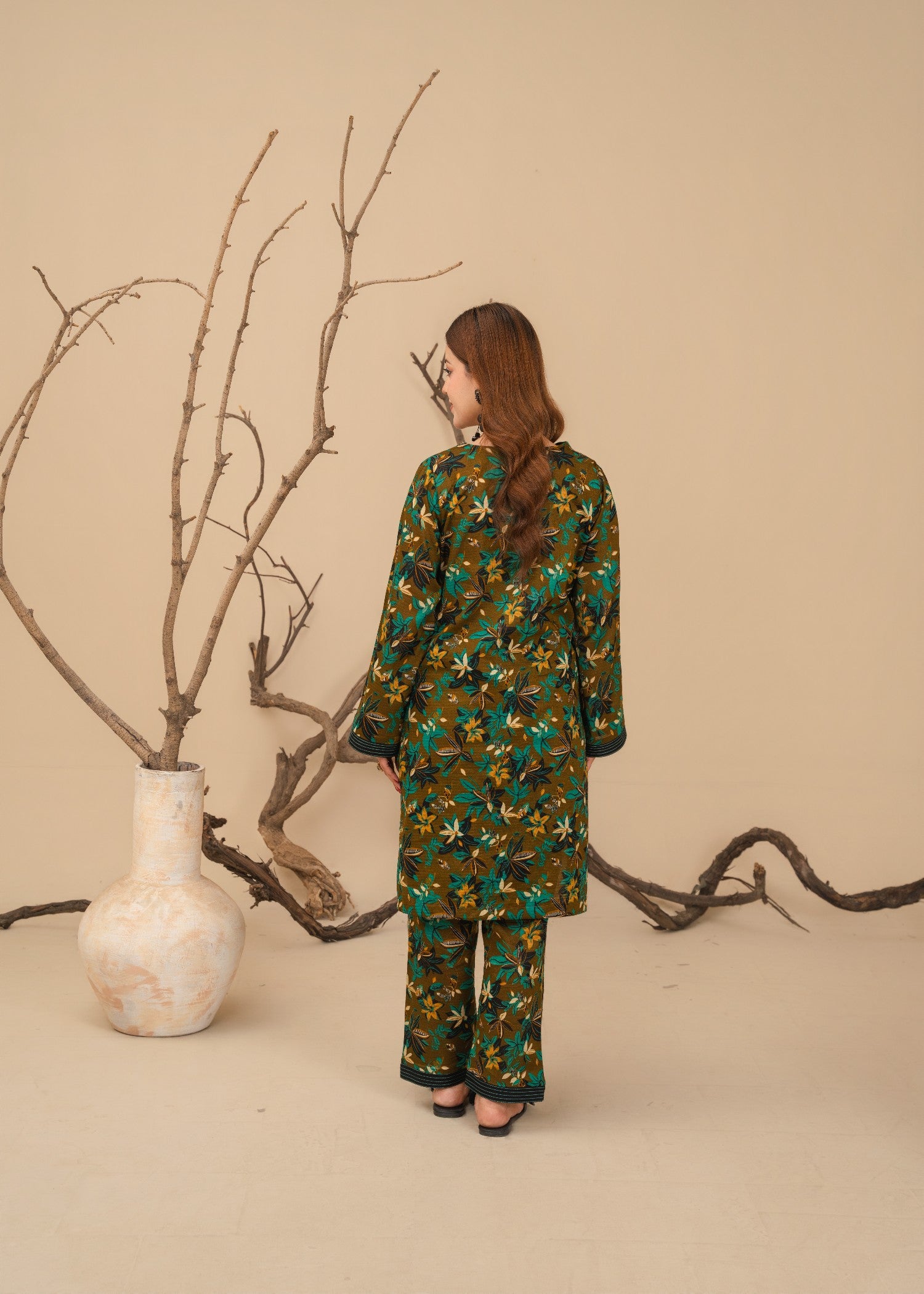 lawn Co Ord Sets in Olive green