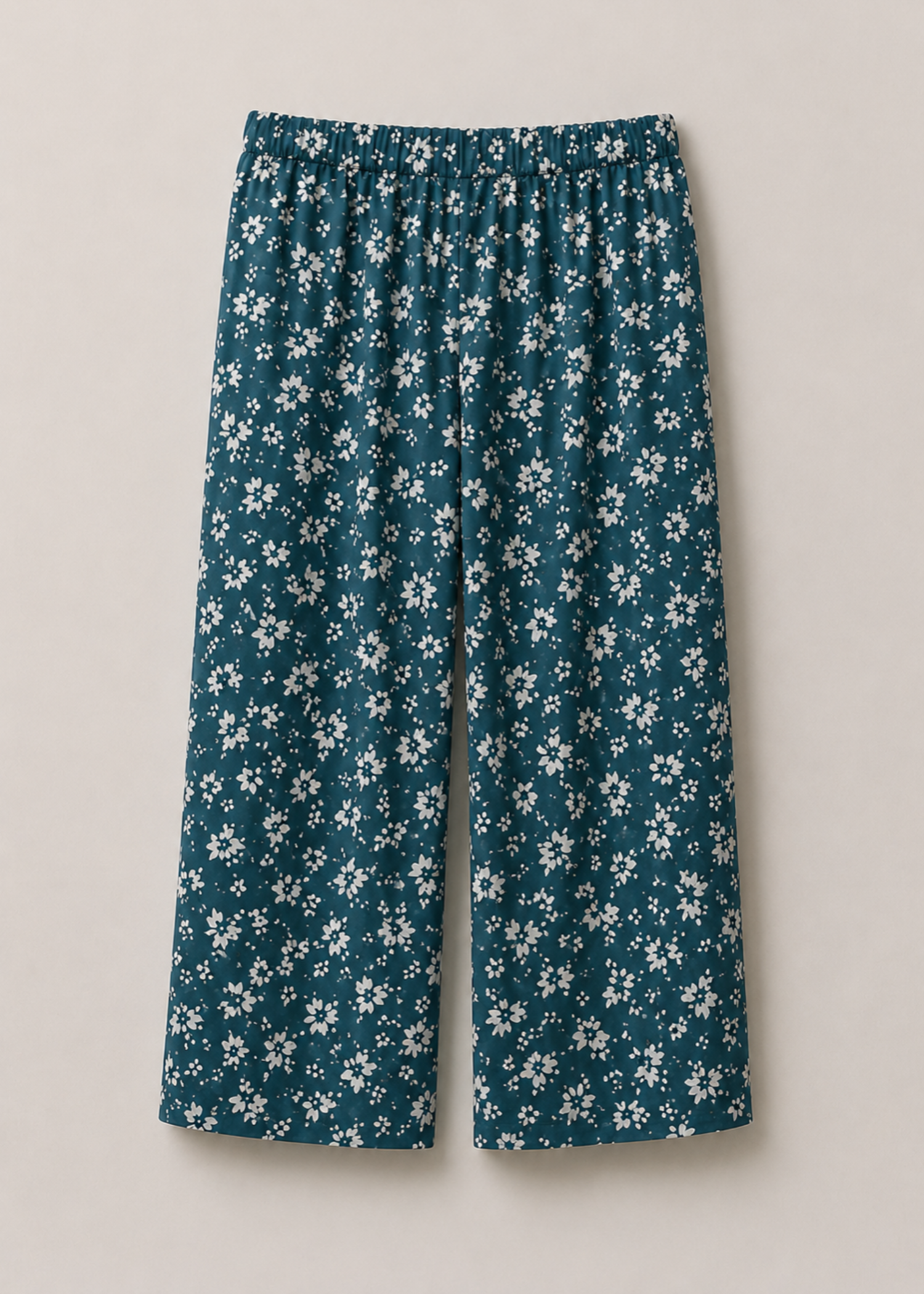linen Trousers in Teal