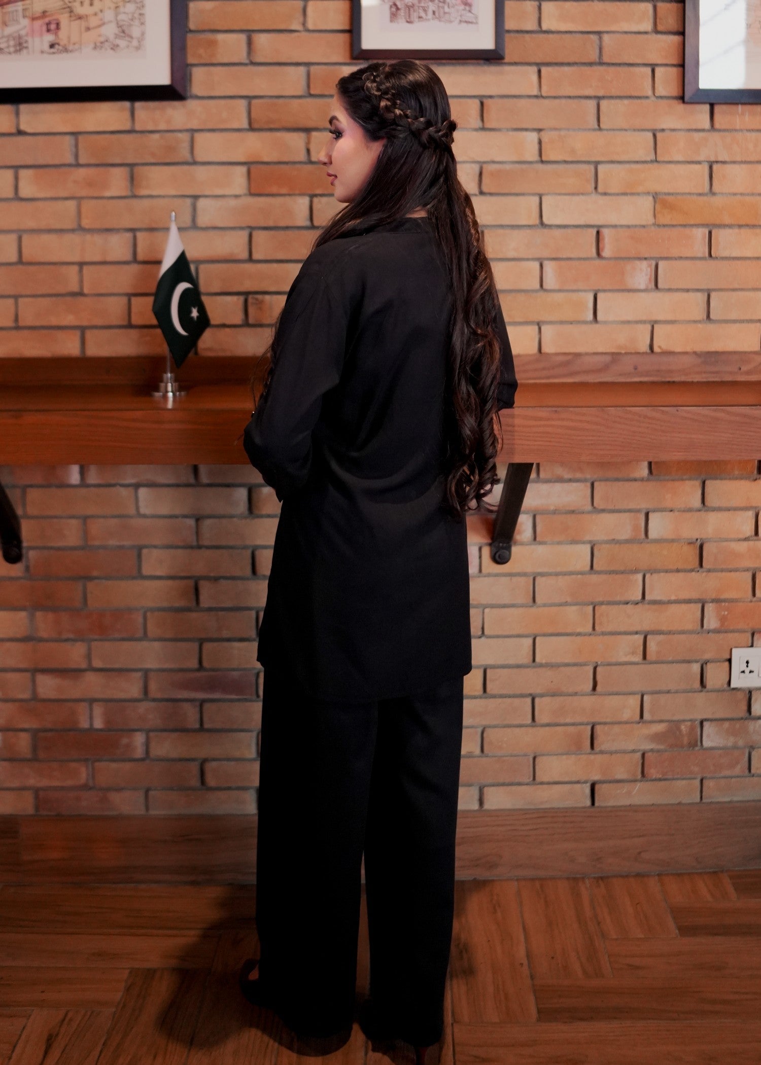 pure marina Co ord Sets in Jet black