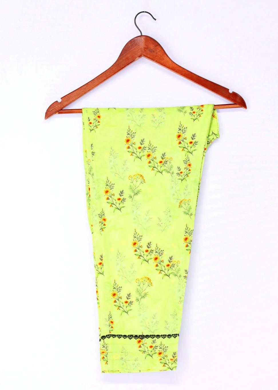 lawn Kurta Set in Neon green