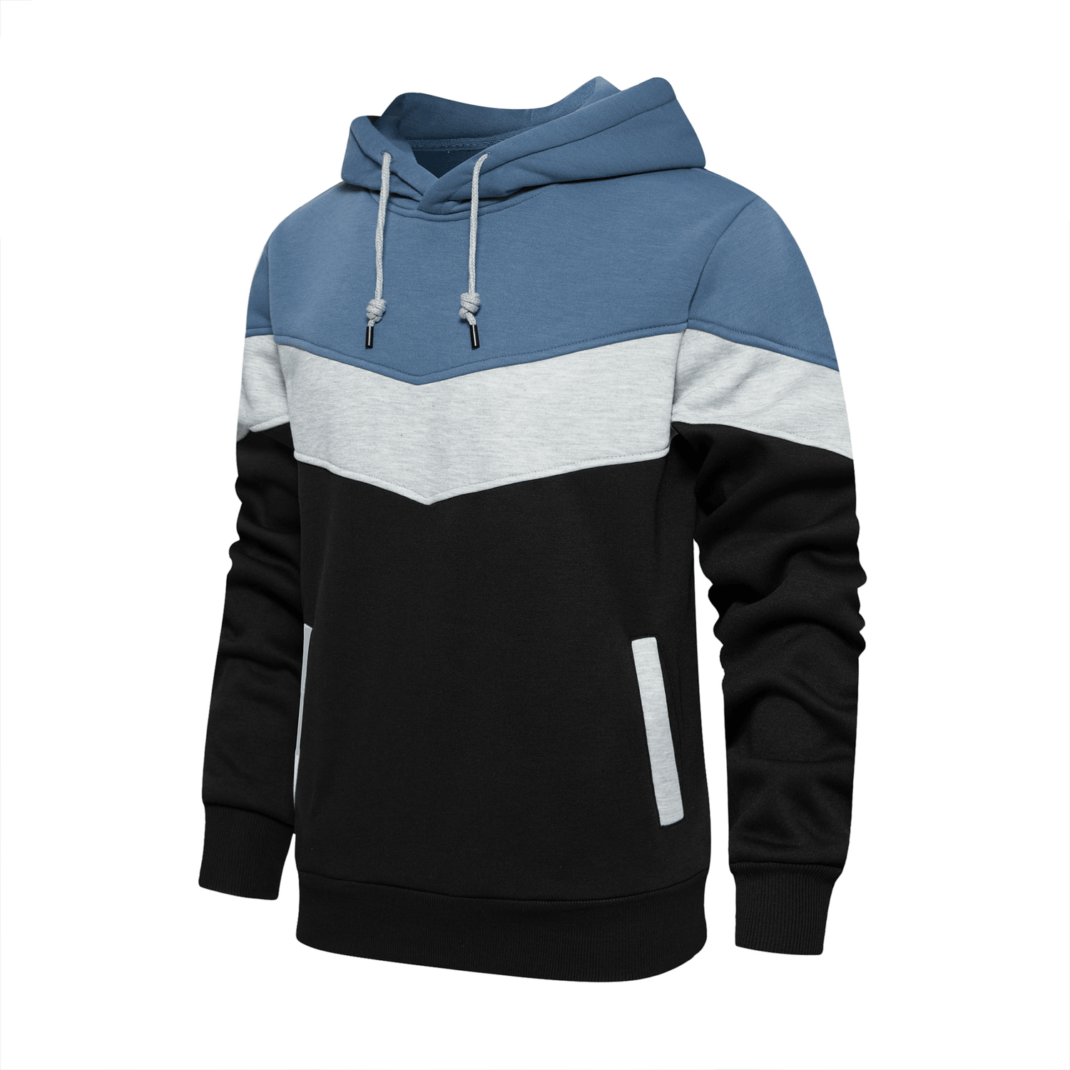 New European and American Men'S Color Matching and Color Matching Fashion