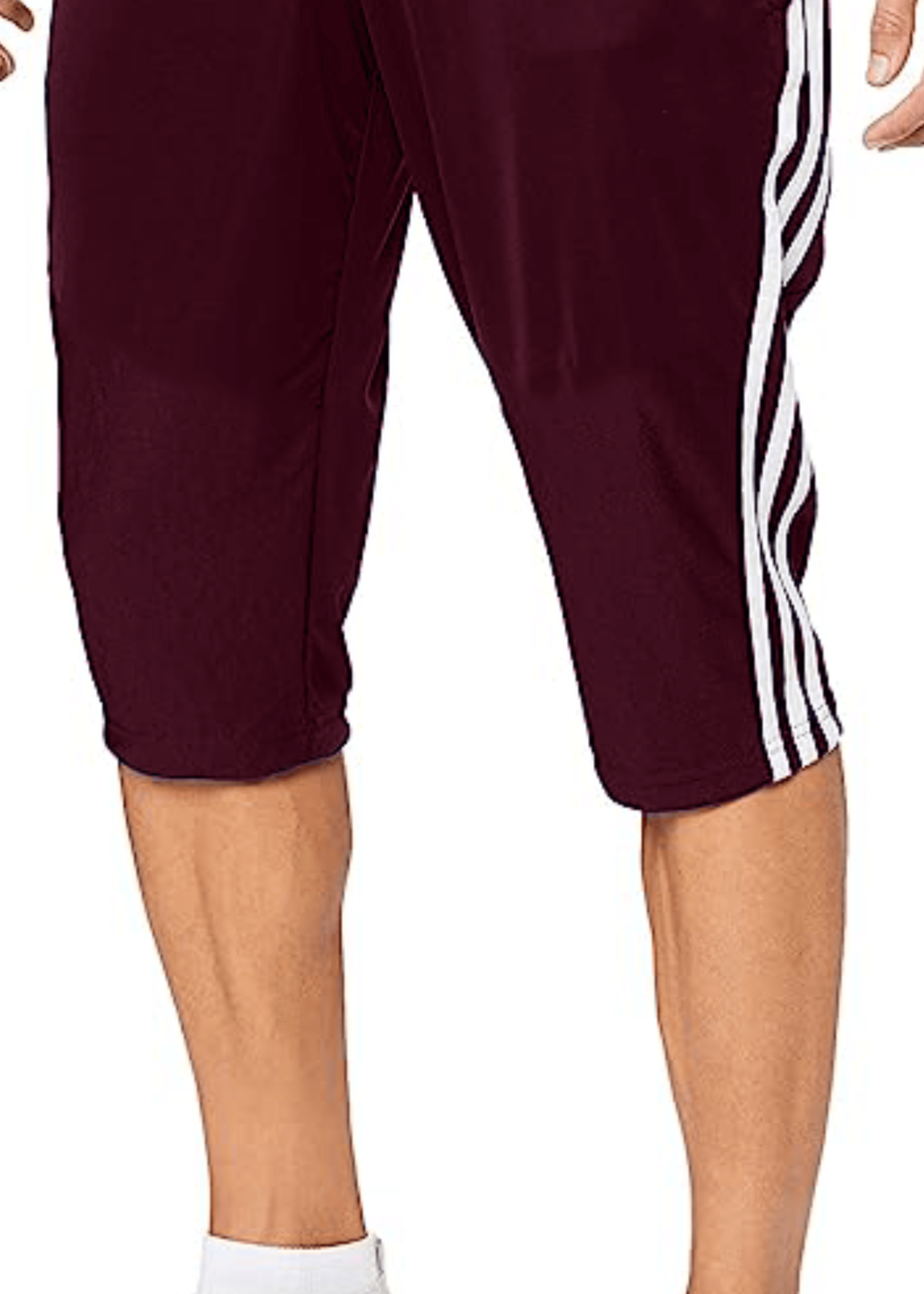 cotton jersey Shorts in Burgundy