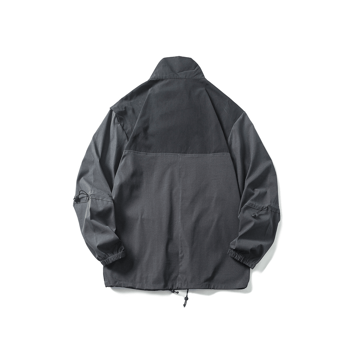 Trendy Diagonal Zipper round Pocket Jacket