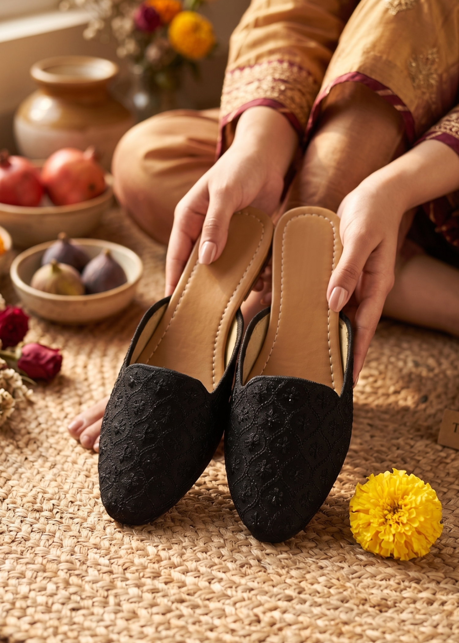 Mules in Black by - High Quality Women Mules YKF8089