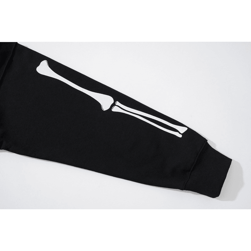 Wind Foam Print Ins American Hooded Sweater Men