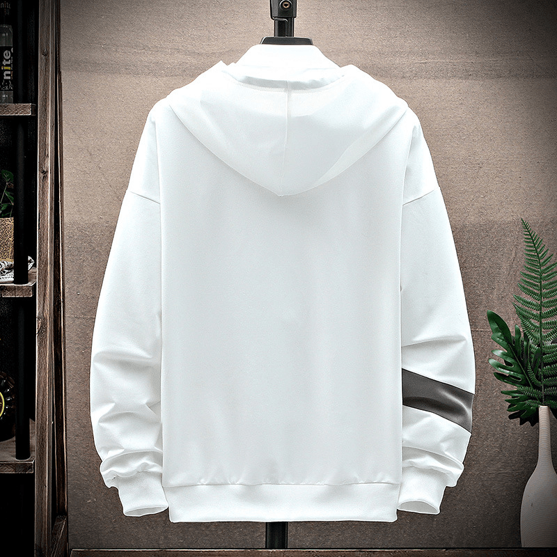 Fashion Loose Long-Sleeved Hooded Sweater Men