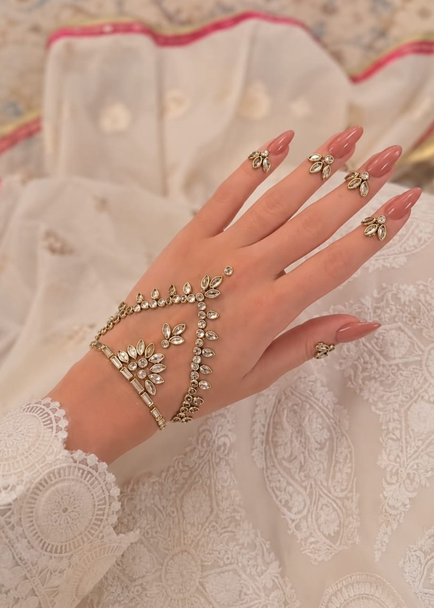 Body Jewelry in Gold, silver Color by - Trendy Women Body Jewelry MFY9721
