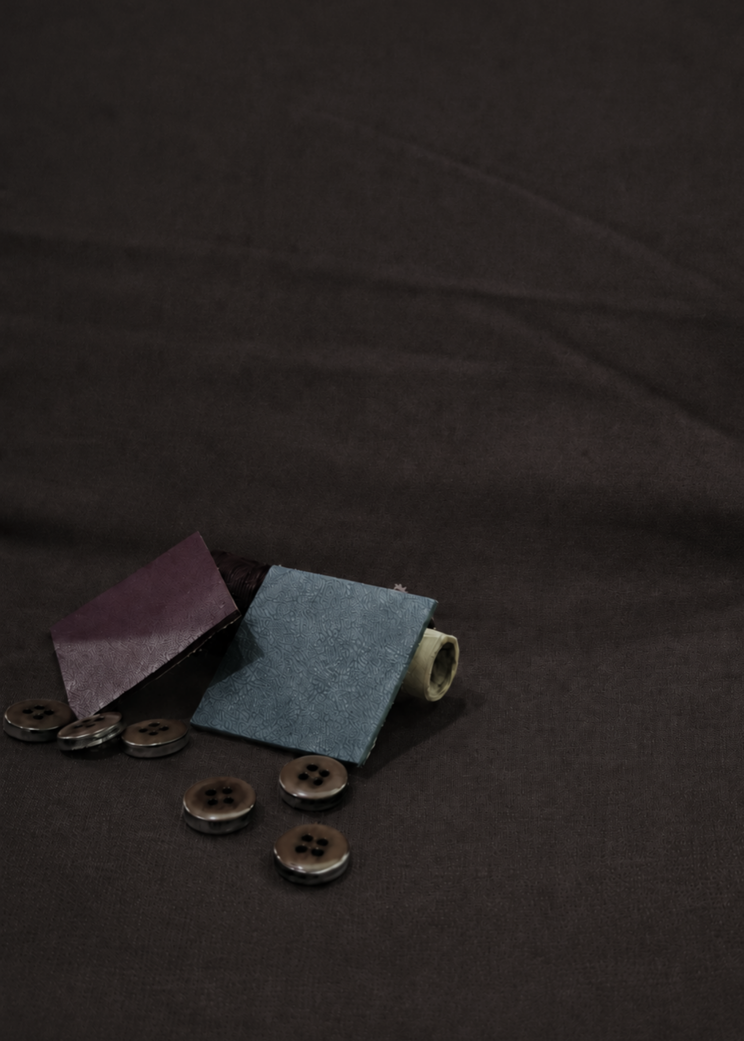 wash & wear Unstitched in Umber brown
