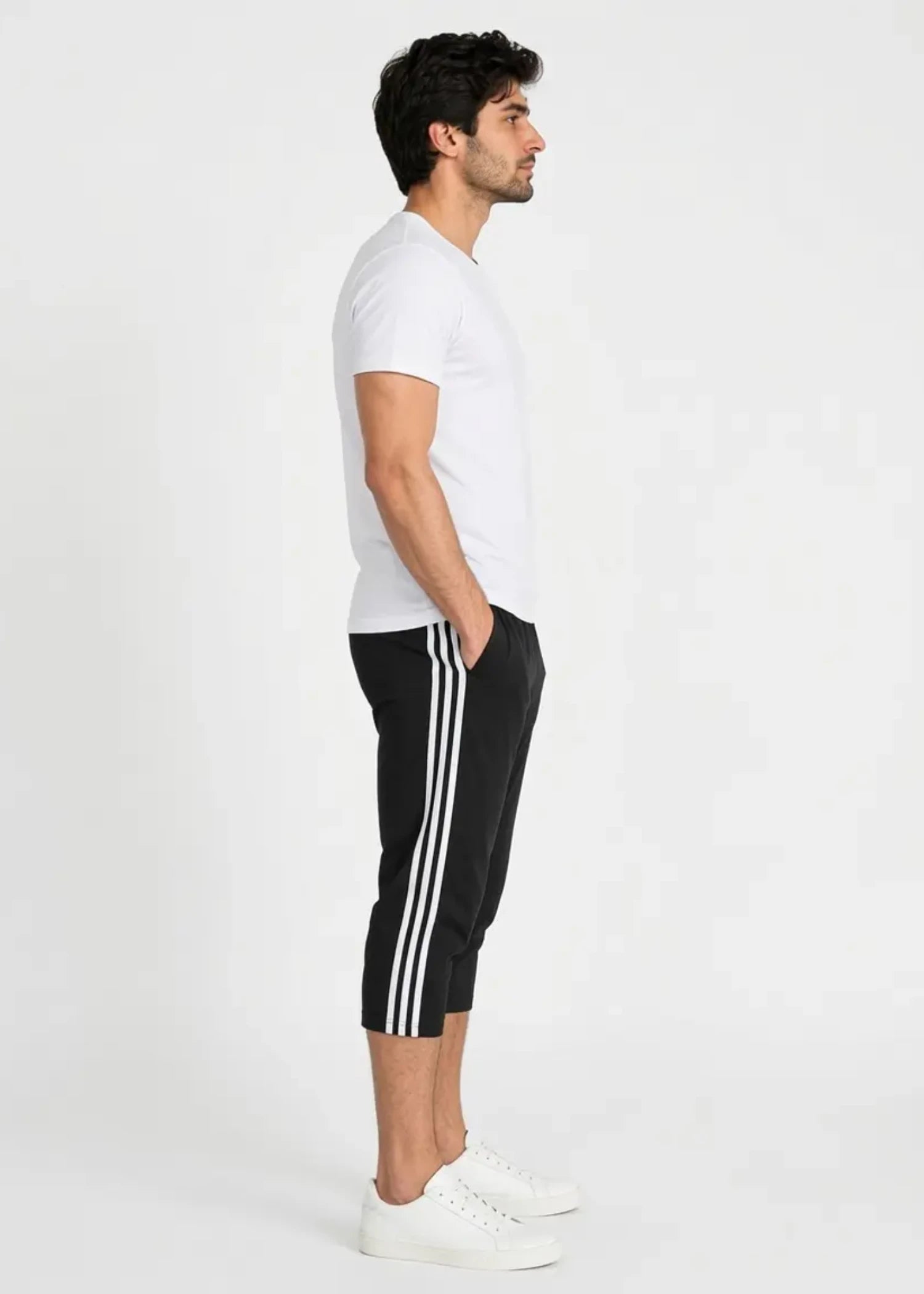 cotton jersey Shorts in Black