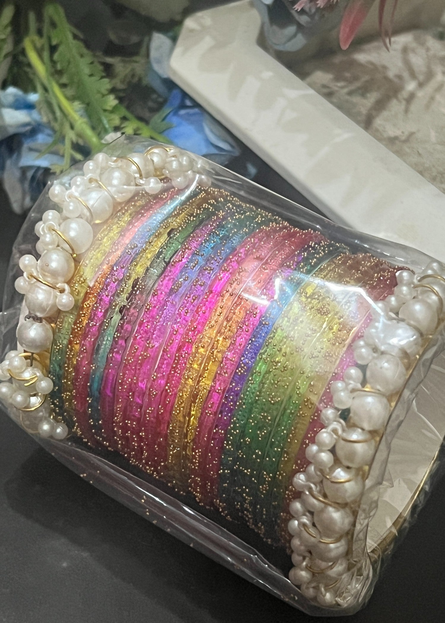 Bangles in Gold, multi Color by - Trendy Women Bangles PRR9423