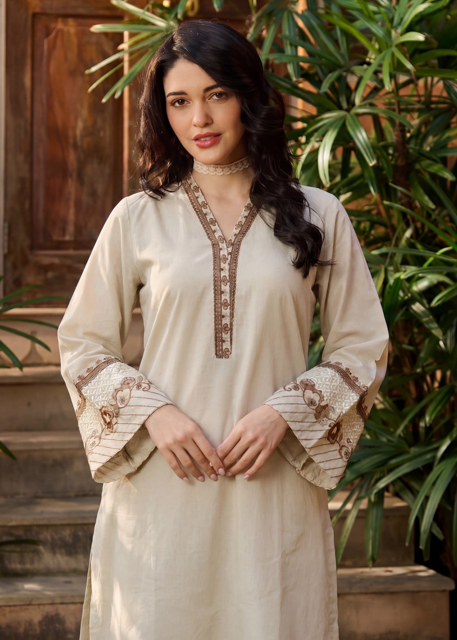 cotton Co Ord Sets in Ivory