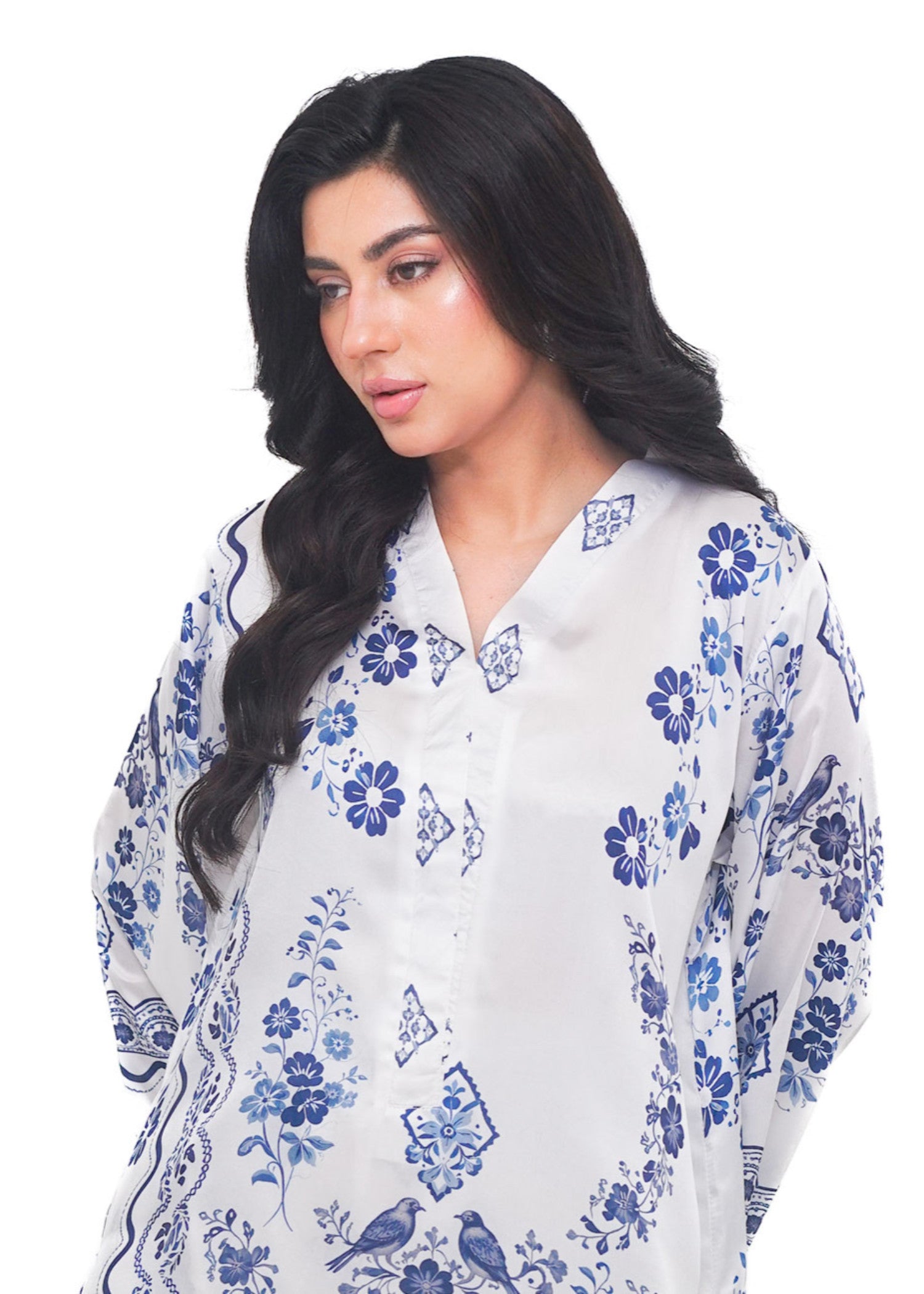 silk charmeuse Co Ord Sets in White