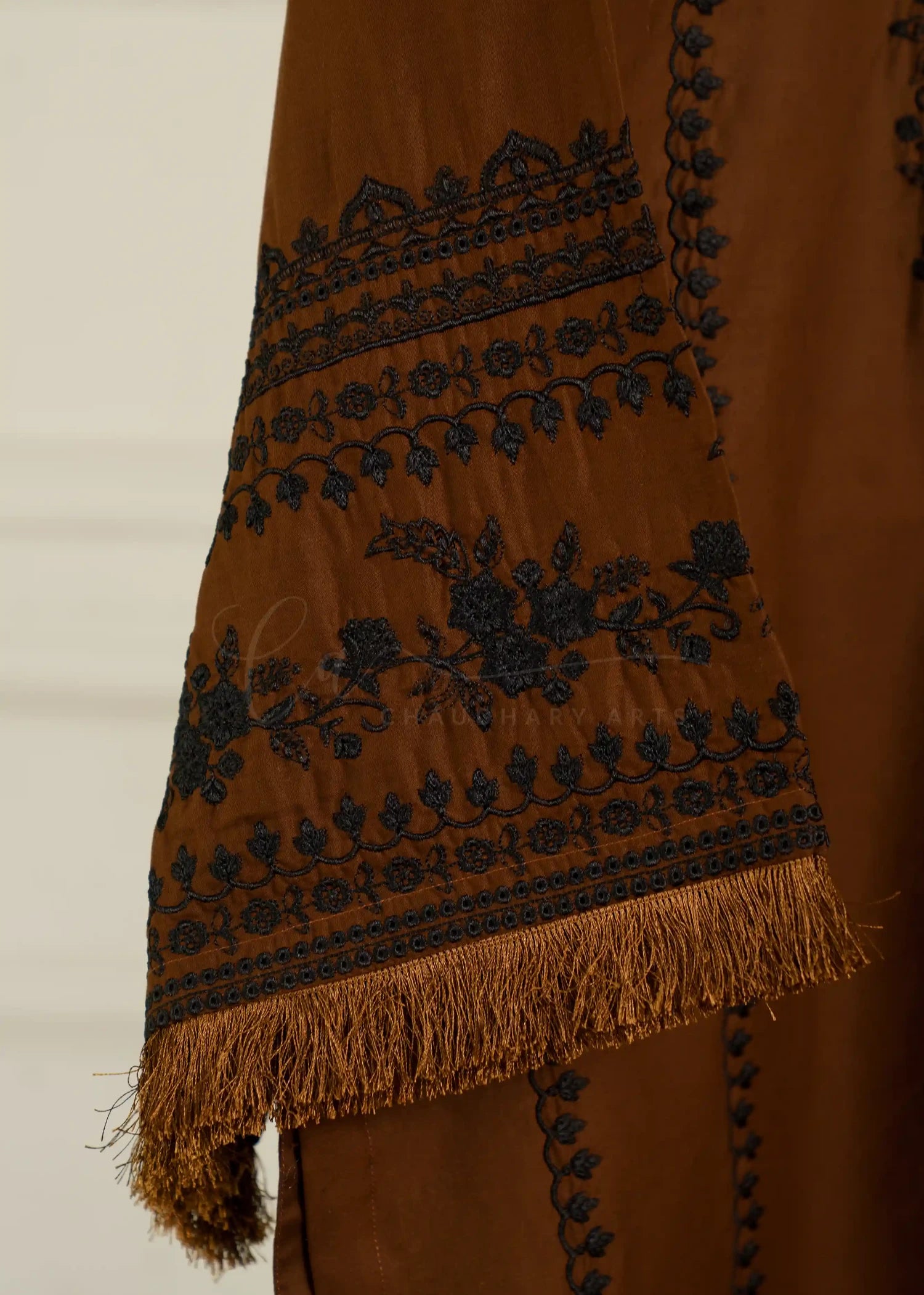 cotton Kurta Set in Hazelwood brown