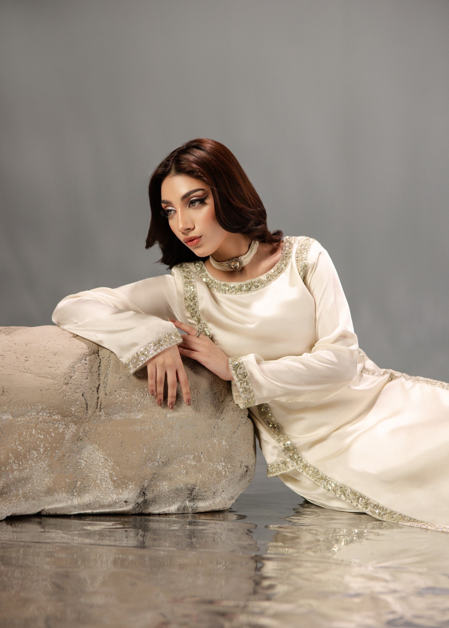 charmuse/shamooz Kurta Set in Off-white