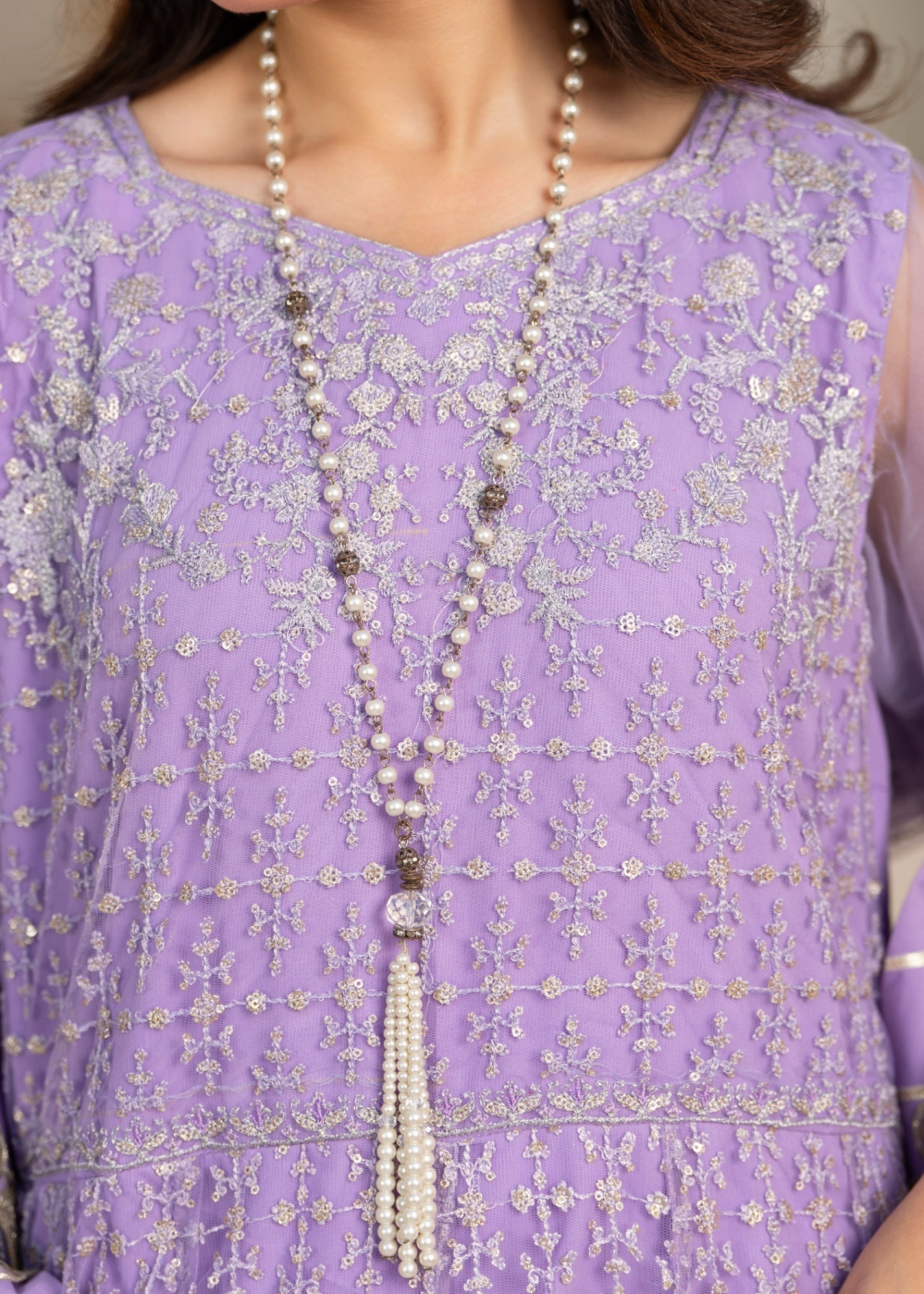 net Maxi in Lilac