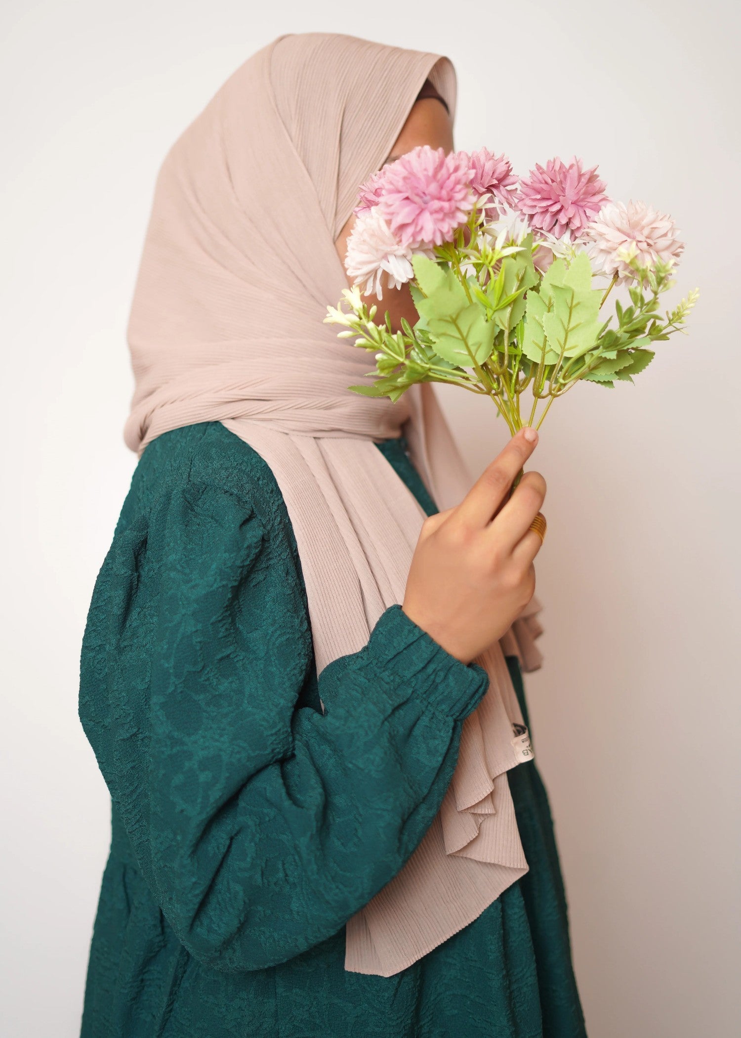crepe Maxi in Sea green