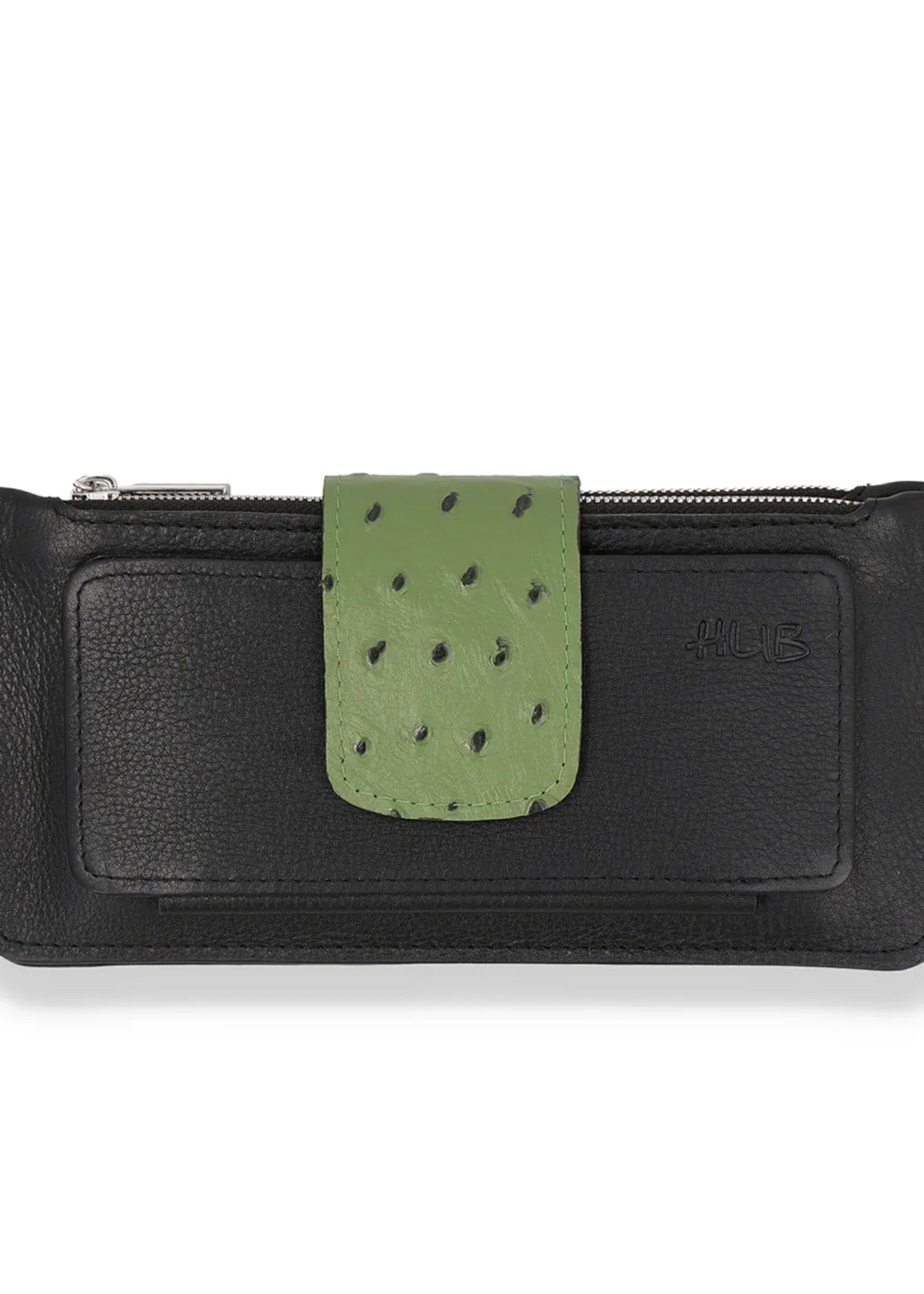 Wallet in Apple green, black Color by - Trendy Women Wallet RDK0637