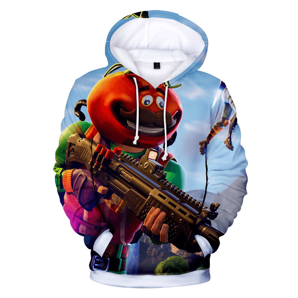 3D Digital Print and Fleece Hoodie Man