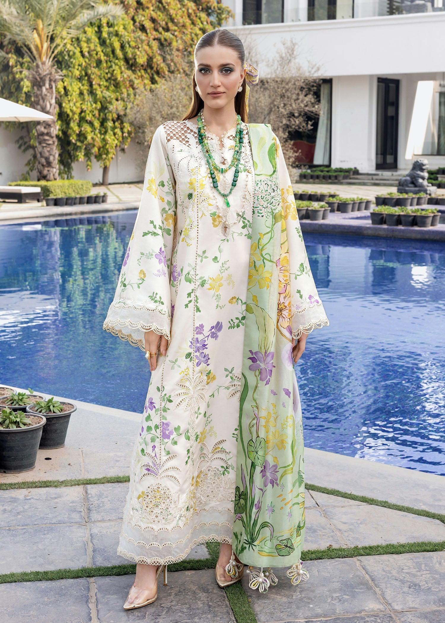 Flow Luxury Lawn – TROPIC TEASE - D4A