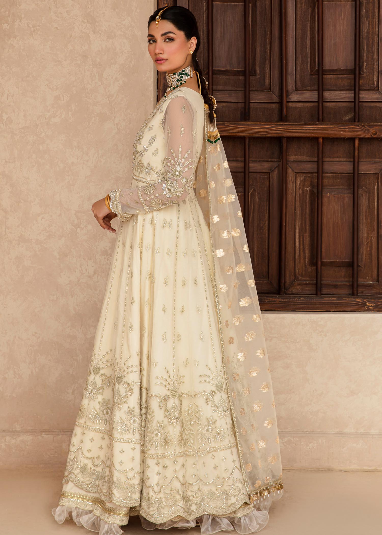 net Unstitched in Cream