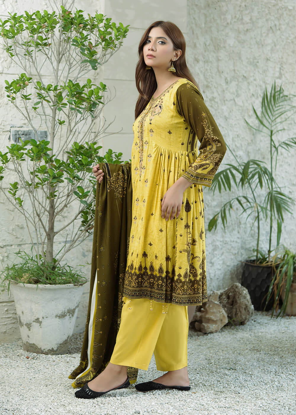linen Unstitched in Lemon