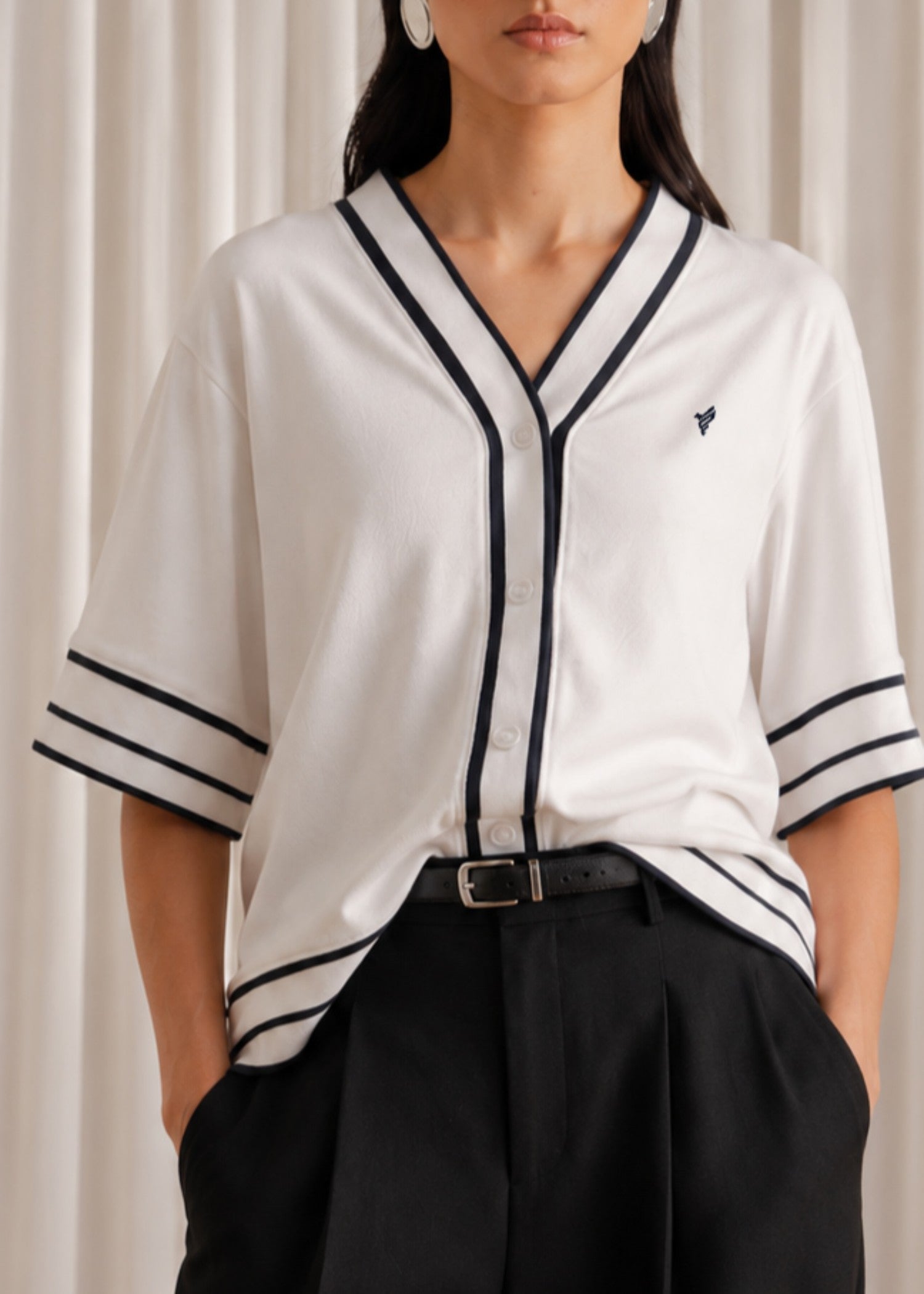 cotton Cardigan in White