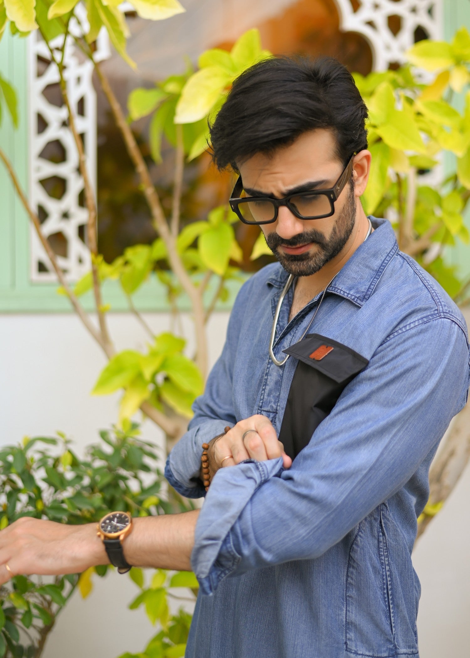 denim Kurta in Blue