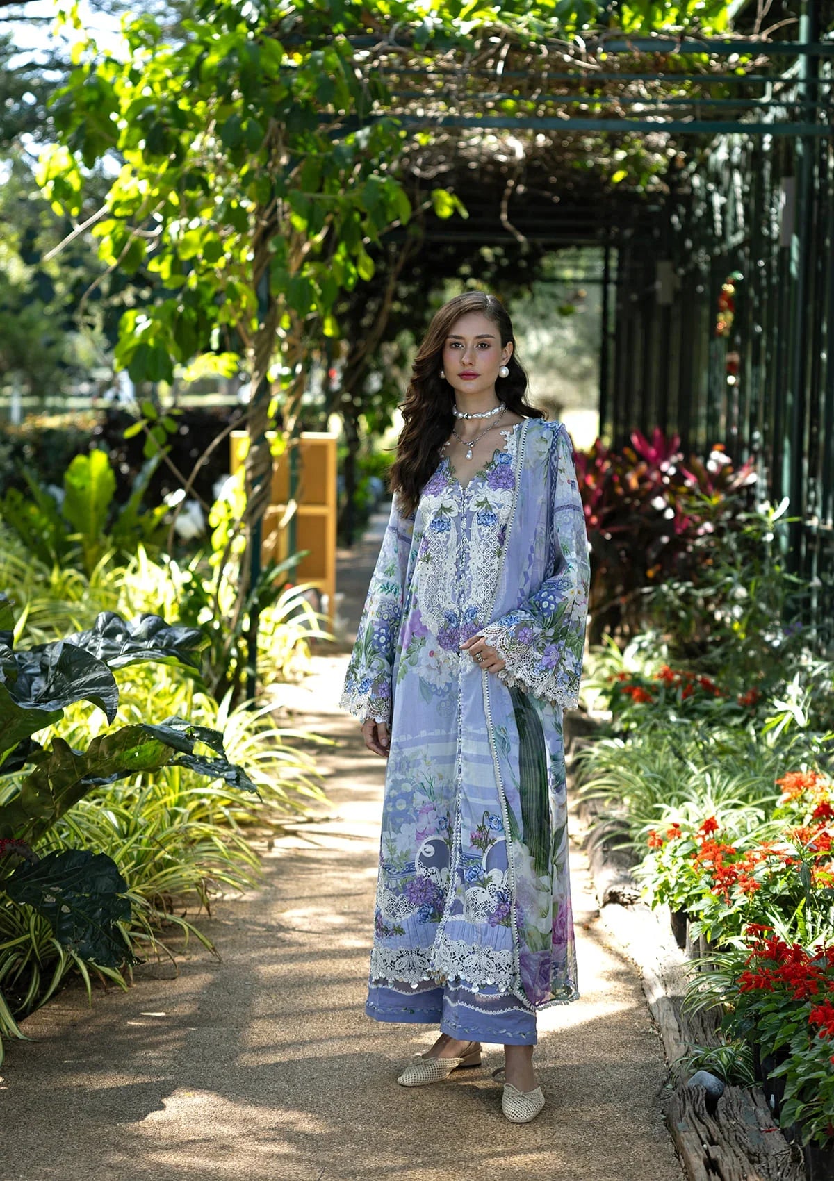 Signature Embroidered Lawn Prints – ESA-6A MOONLIT PETALS