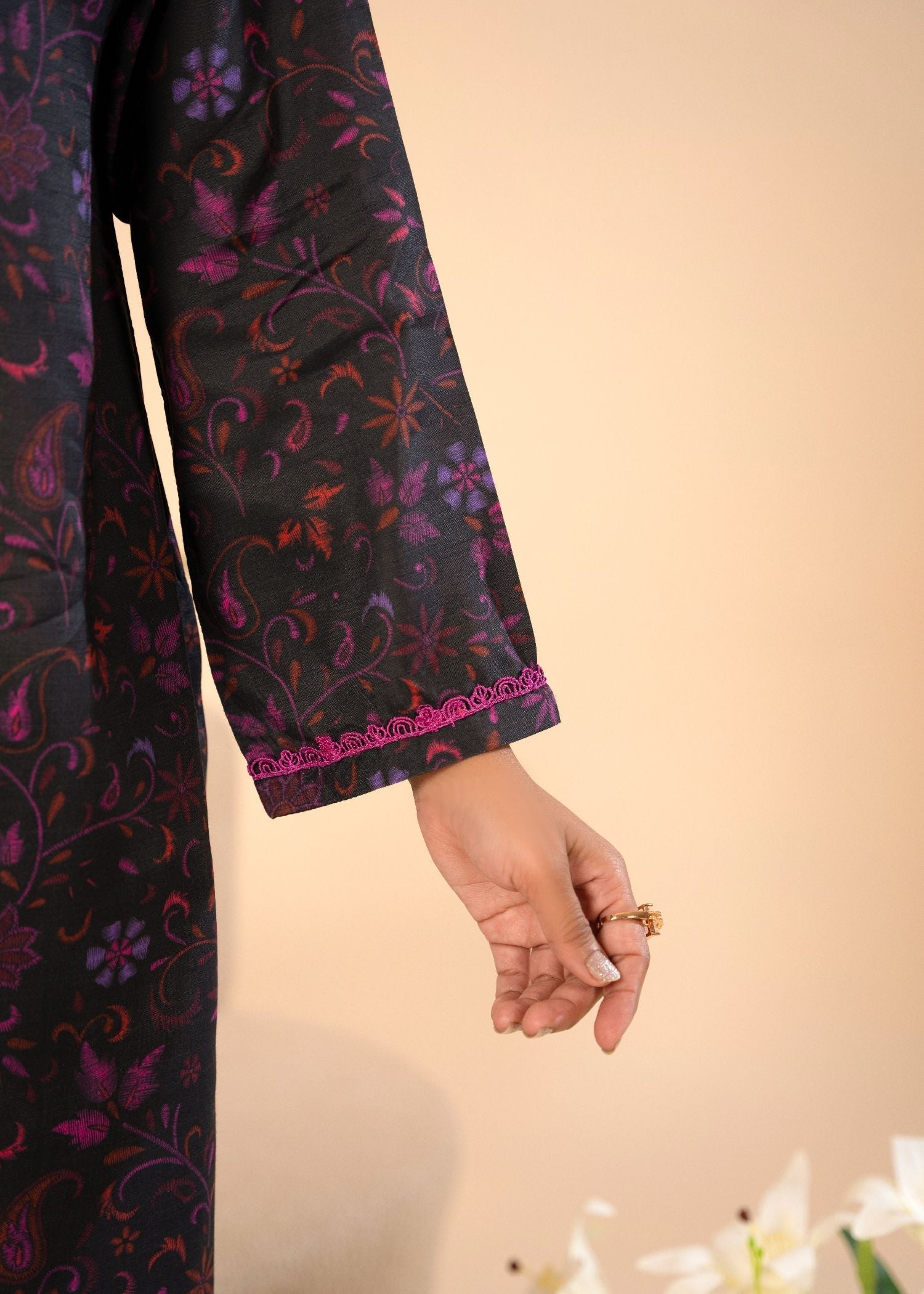 viscose Co Ord Sets in Plum