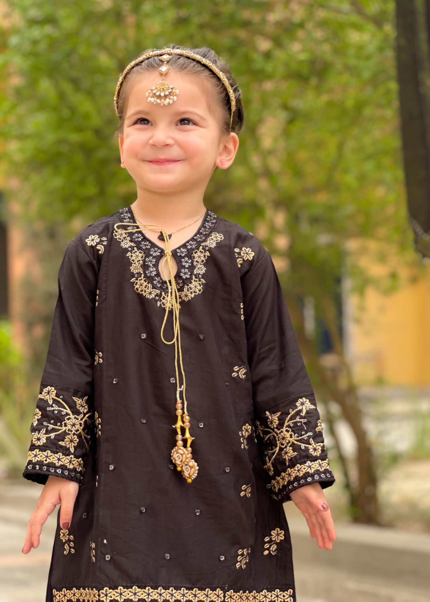 cotton Gharara in Pitch