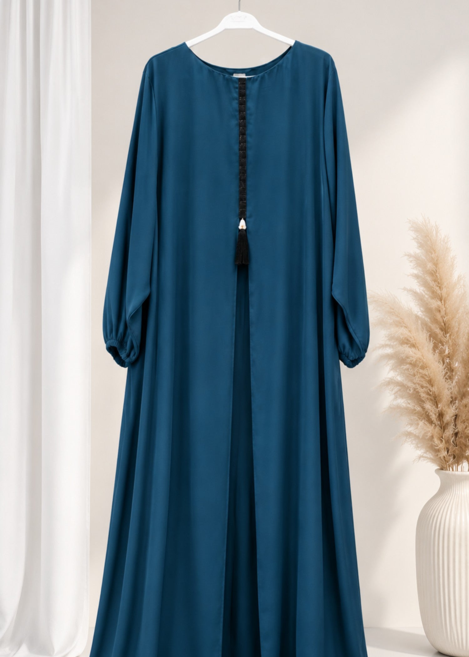 nidha Abaya in Steel blue