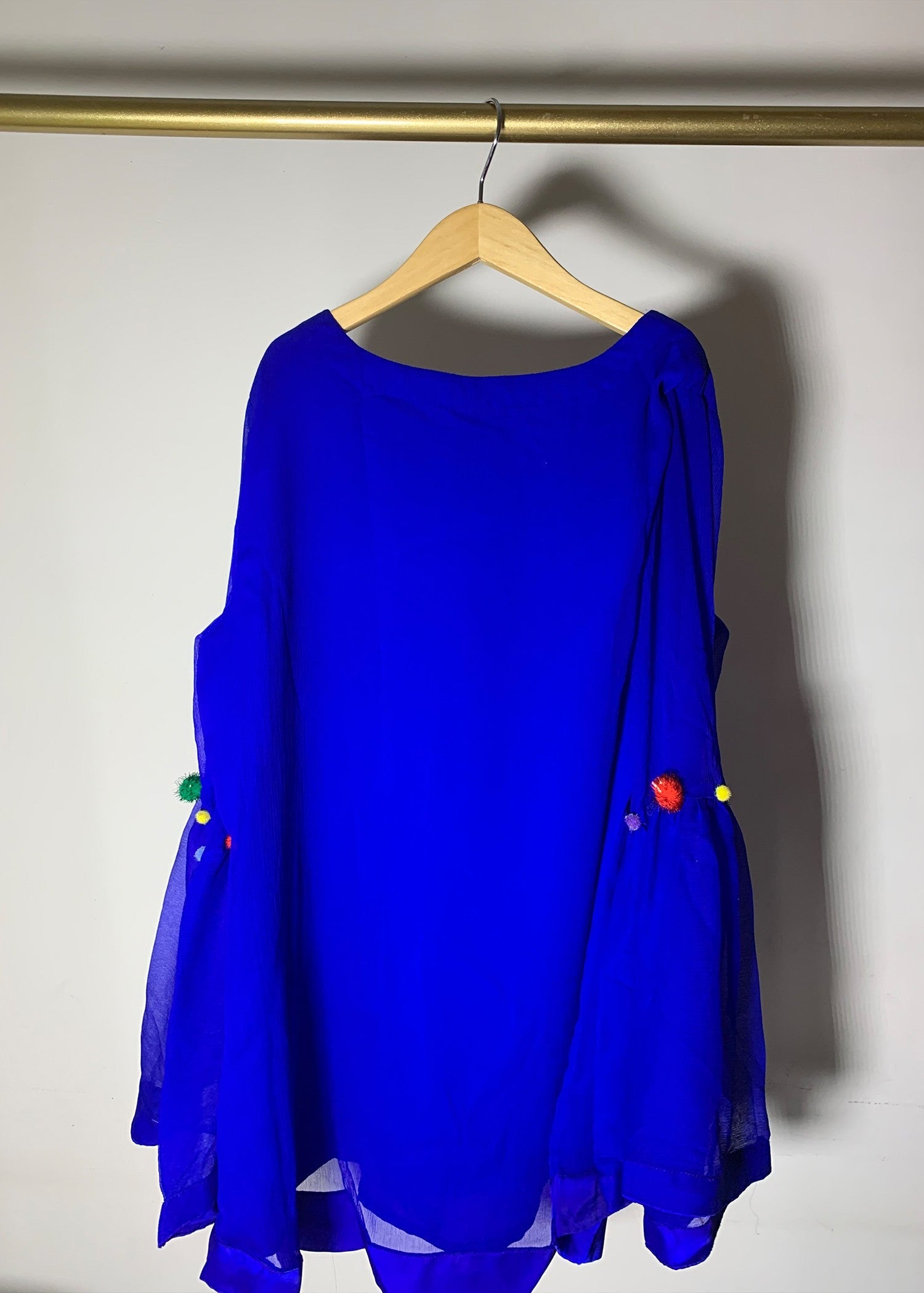 chiffon Tunic in Blue