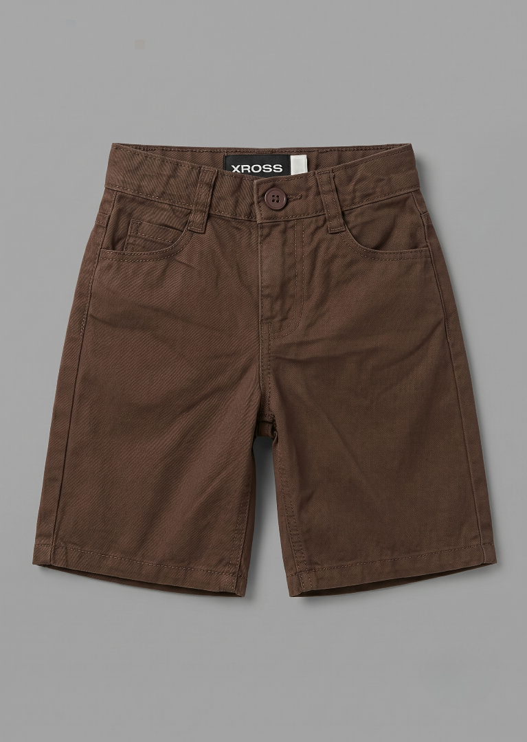 cotton Shorts in Brown