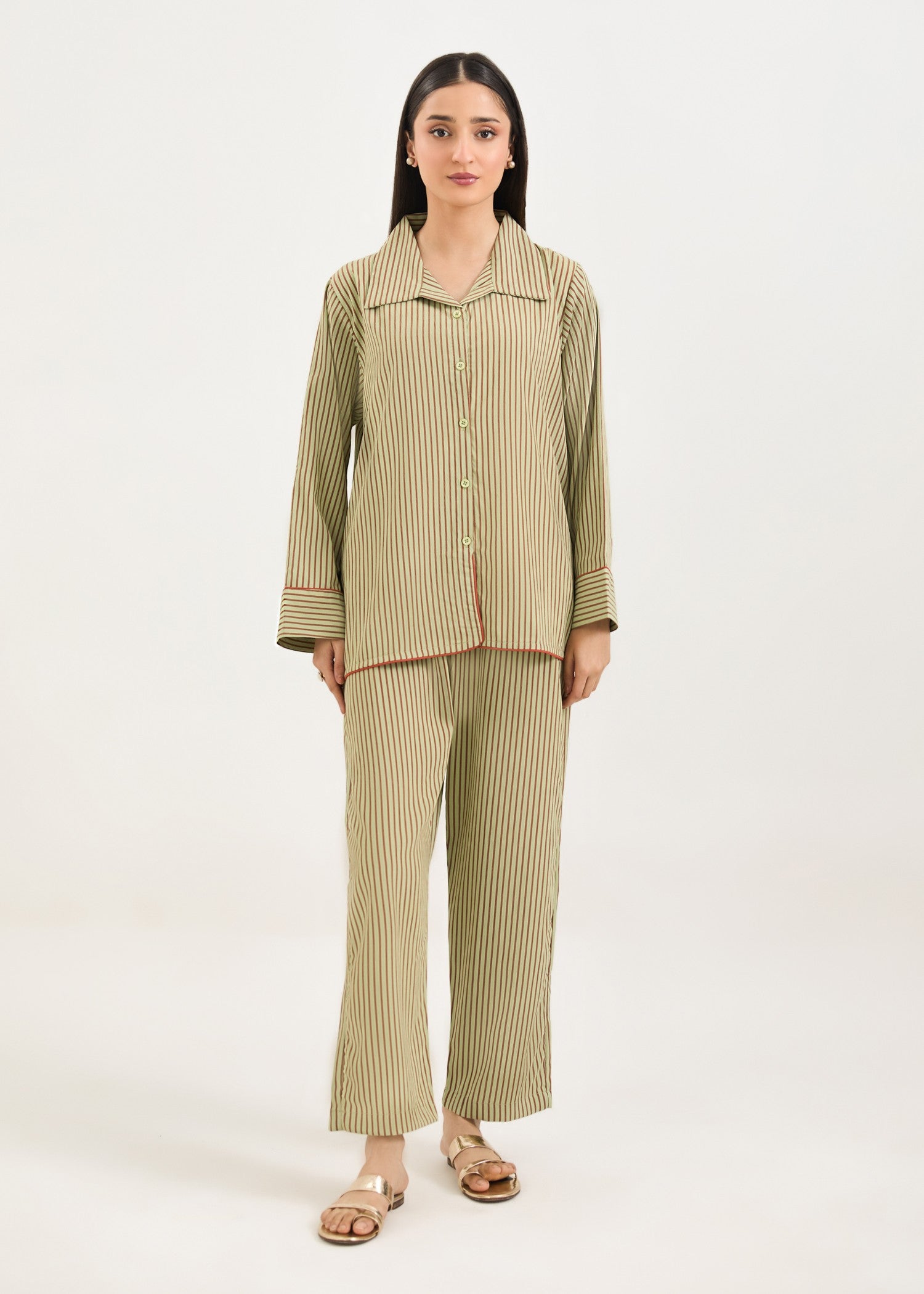 polycotton Co Ord Sets in Acid yellow