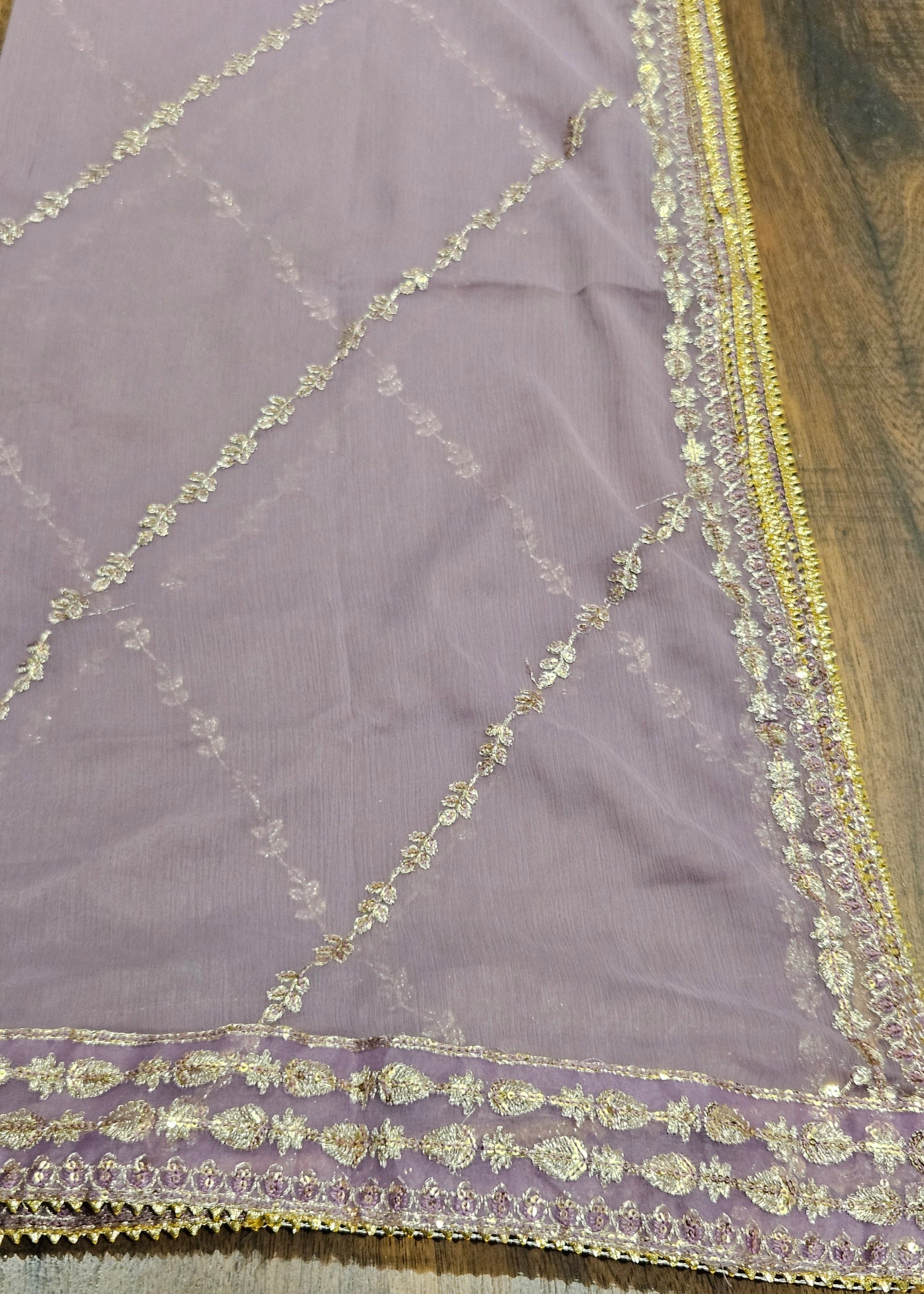 chiffon Maxi in Mauve