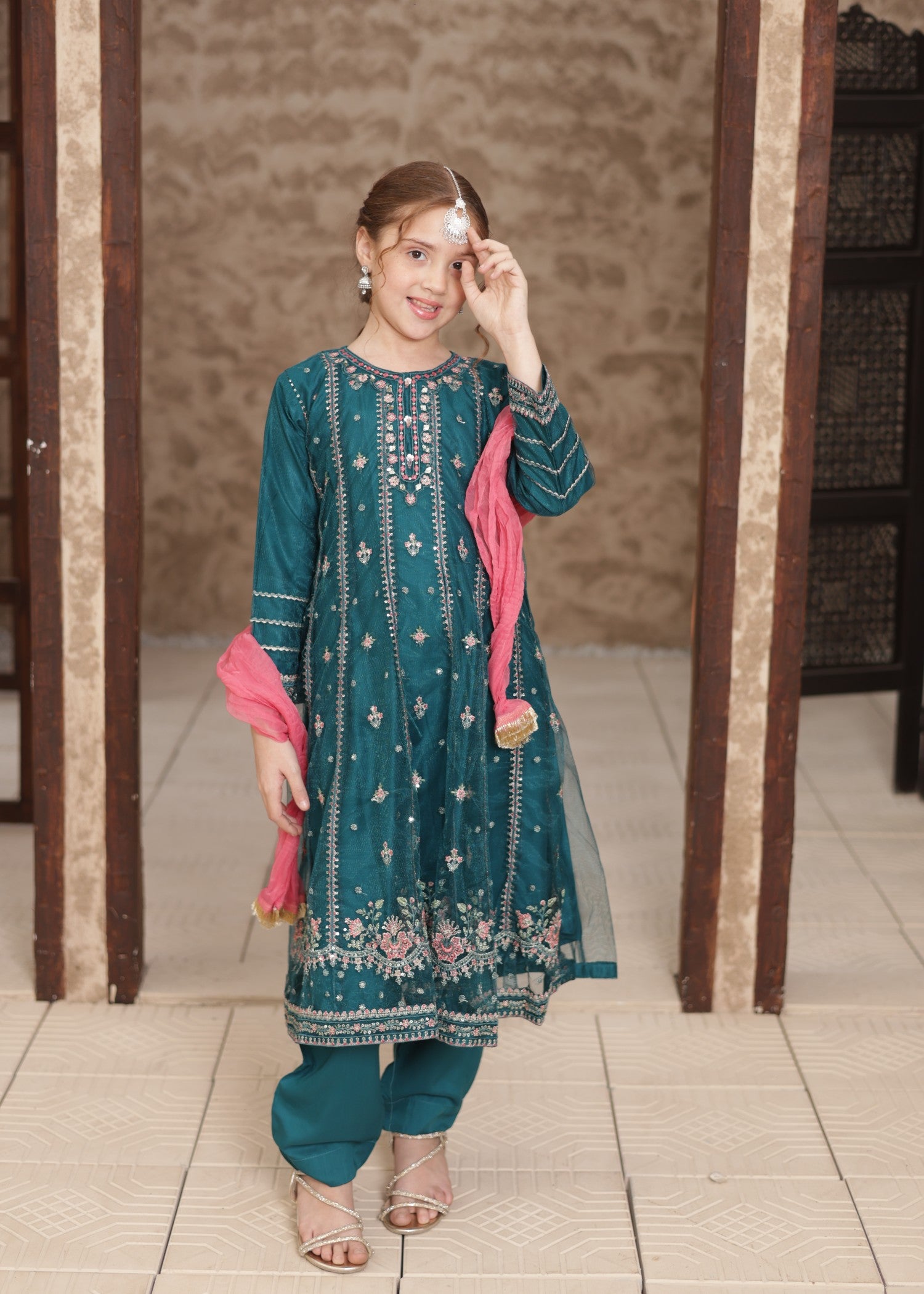 net Pishwas in Teal