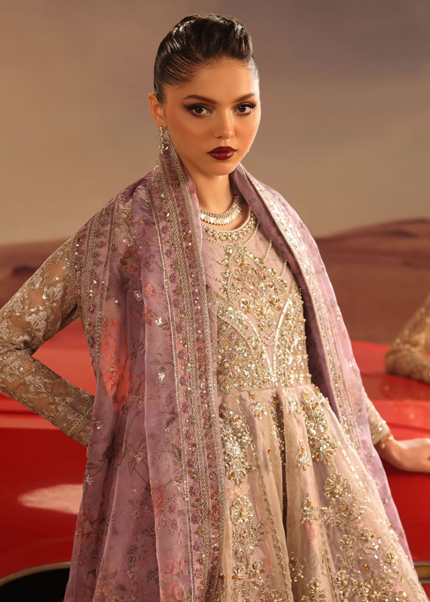 organza Maxi in Lilac